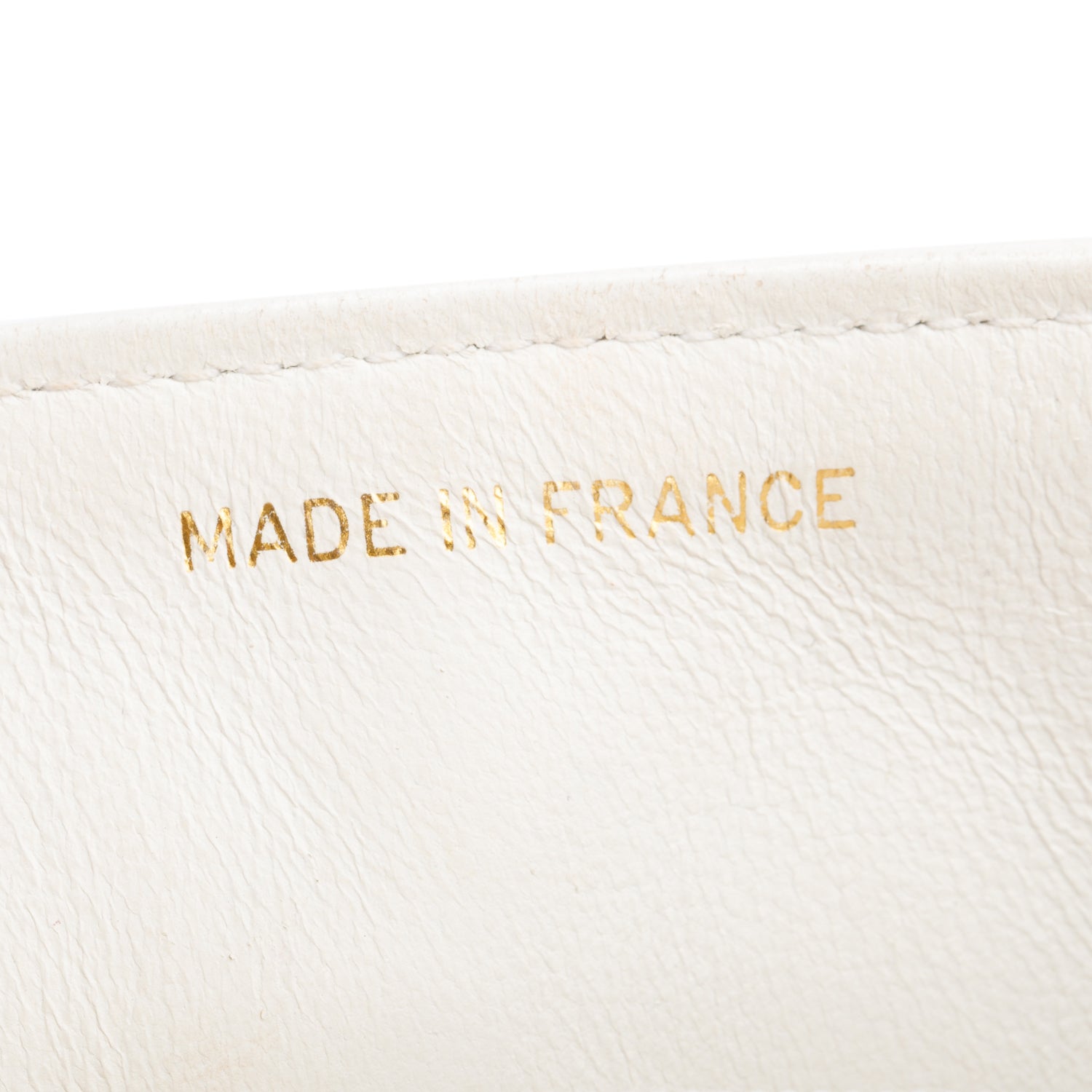 Chanel Vintage White Quilted Lambskin Leather Small Square Single Flap Bag w/ Box & Authenticity Card