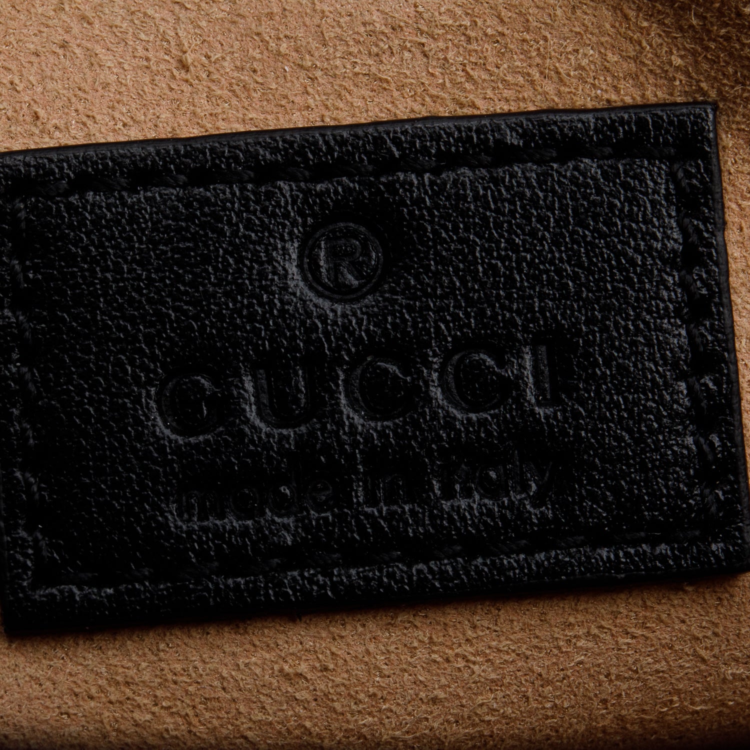 Gucci Black GG Marmont Matelasse Monochrome Belt Bag w/ Box