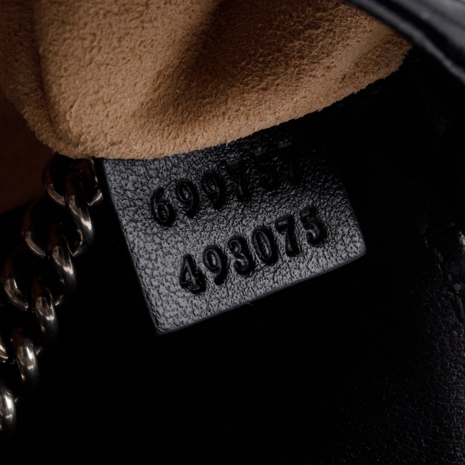 Gucci Black GG Marmont Matelasse Monochrome Belt Bag w/ Box