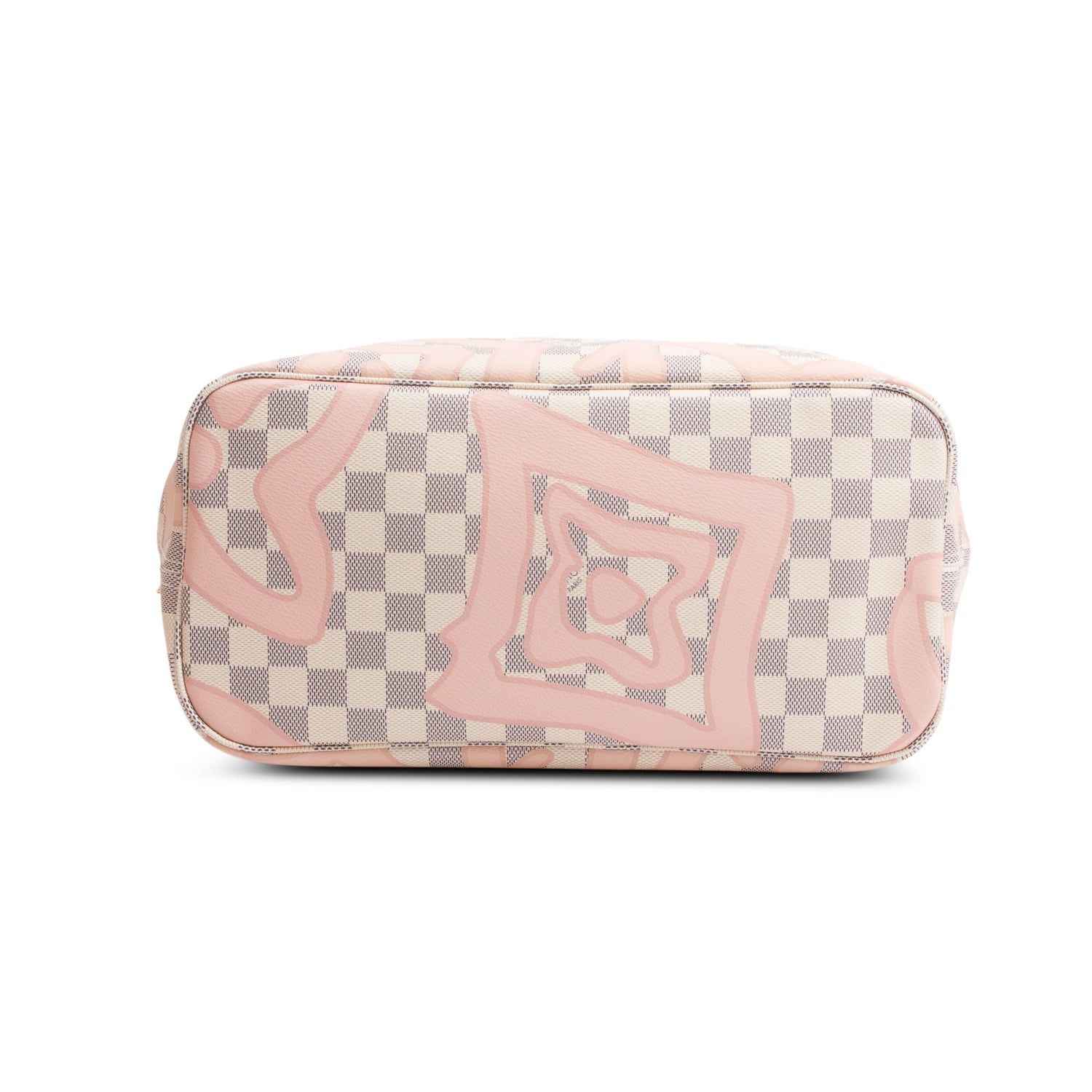 Louis Vuitton Damier Azur Tahitienne Neverfull MM w/ Pouch & Box