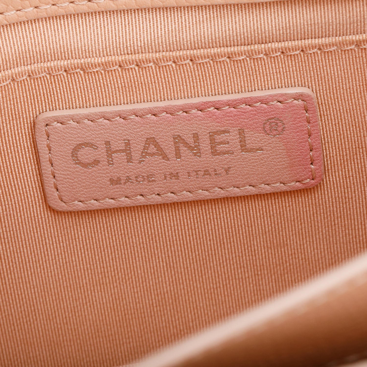 Chanel Pink Caviar Leather Mini CC Box Flap Bag w/ Authenticity Card