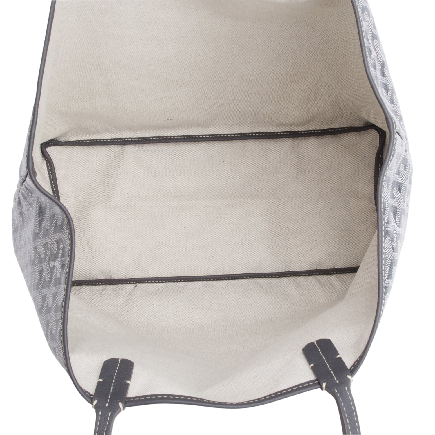 Goyard Grey Monogram Canvas Saint Louis Tote PM w/ Pouch