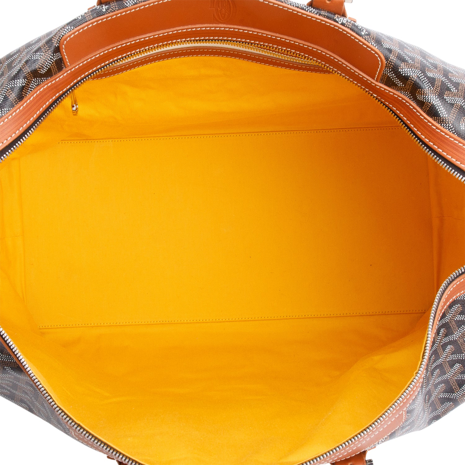 Goyard Brown Monogram Canvas Boeing 45 Duffle Bag w/ Strap