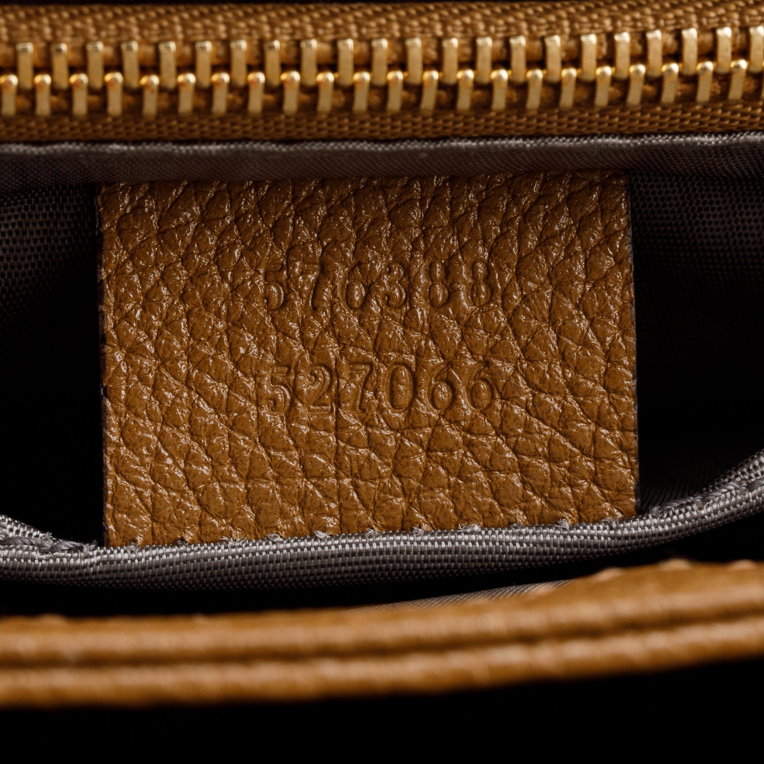 Gucci Brown Calfskin Leather Small Zumi Shoulder Bag