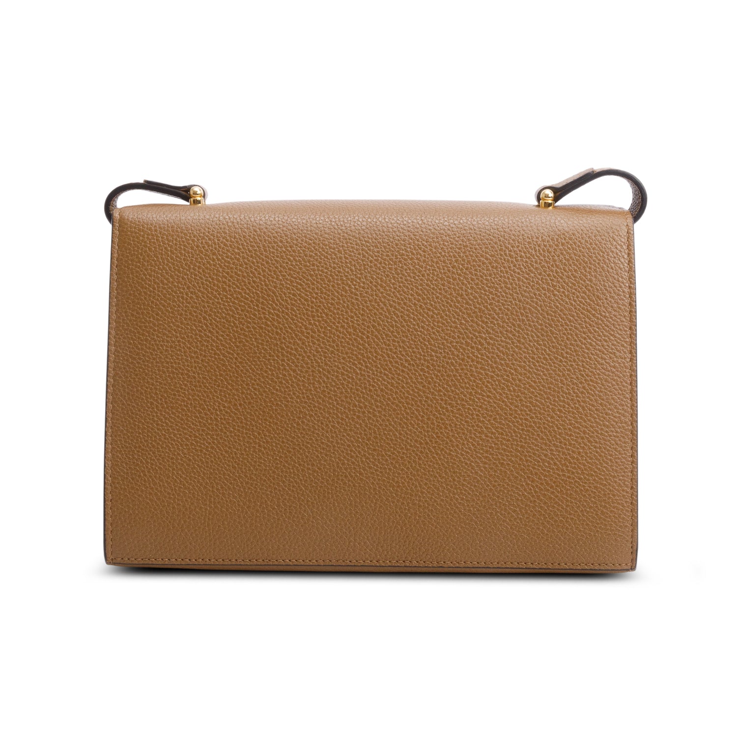 Gucci Brown Calfskin Leather Small Zumi Shoulder Bag