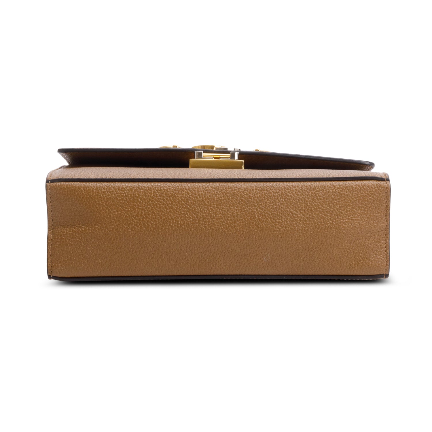 Gucci Brown Calfskin Leather Small Zumi Shoulder Bag