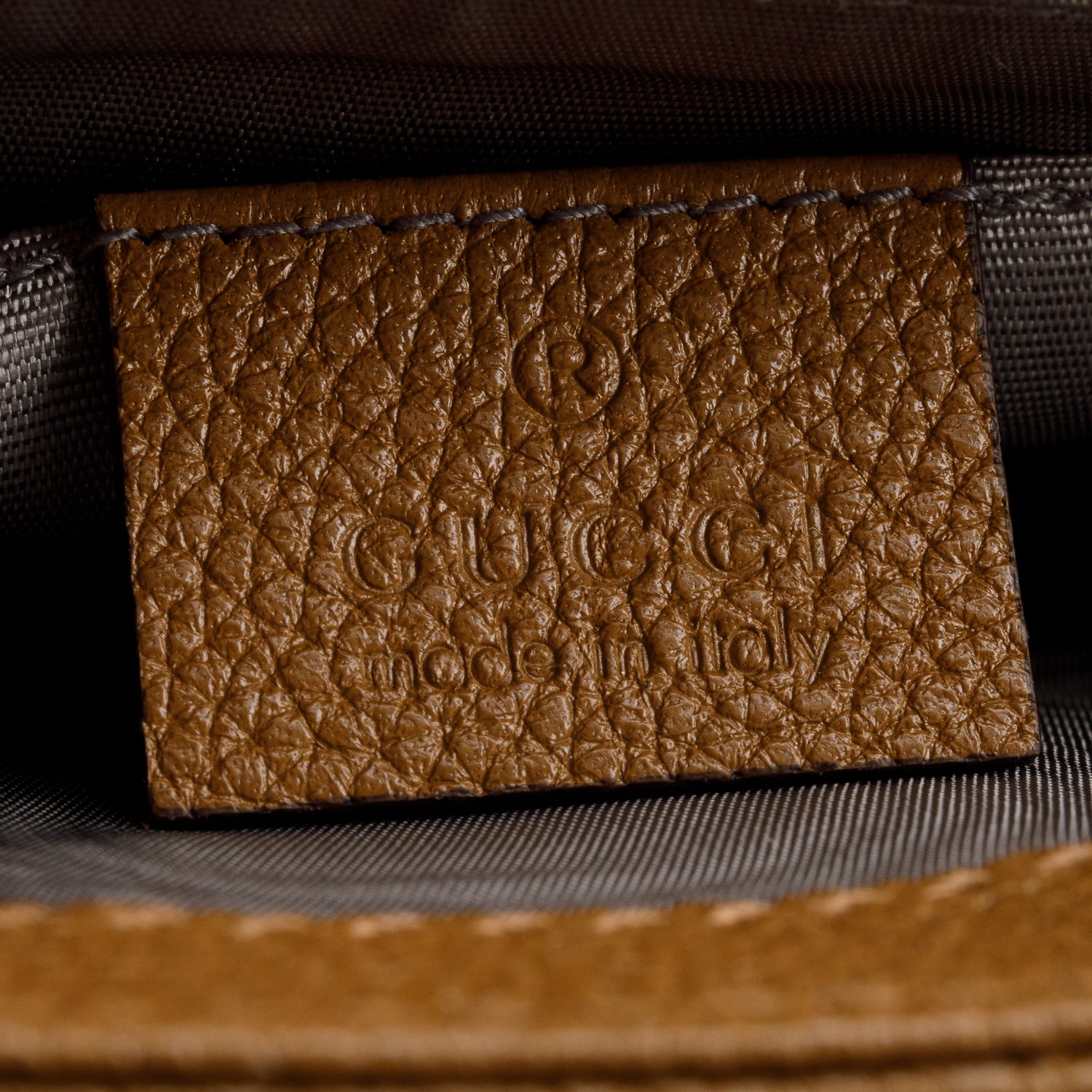 Gucci Brown Calfskin Leather Small Zumi Shoulder Bag