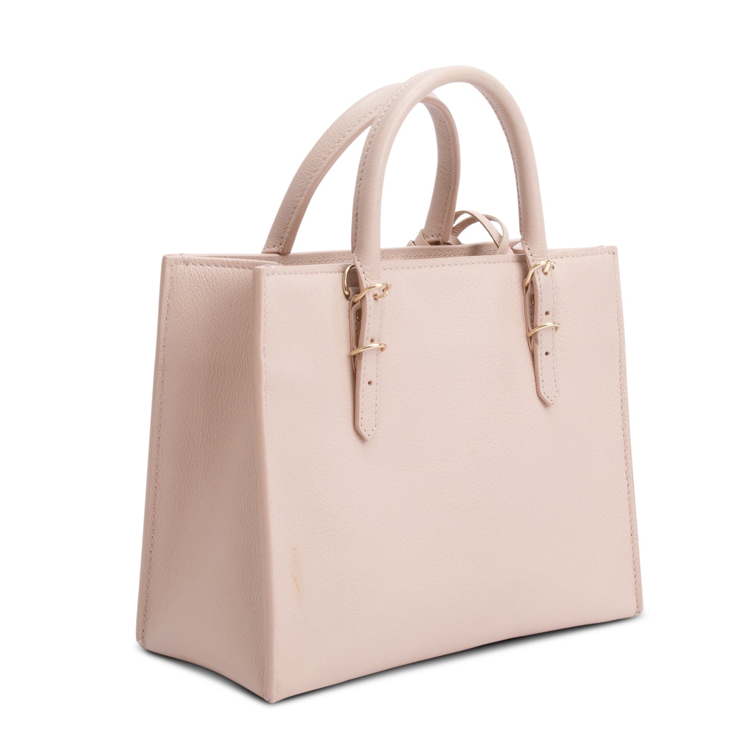 Balenciaga Pink Calfskin Leather Papier A4 Mini Tote w/ Strap