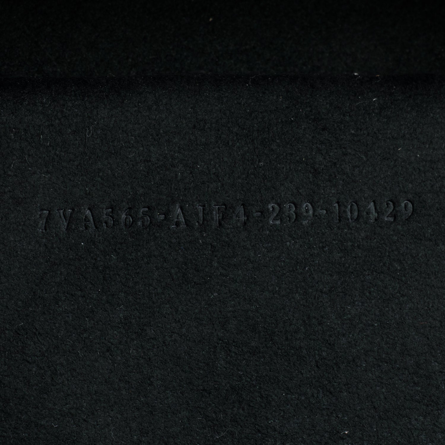 Fendi Grey Vitello King FF Lines Embossed Leather Soft Trunk Baguette w/ Strap