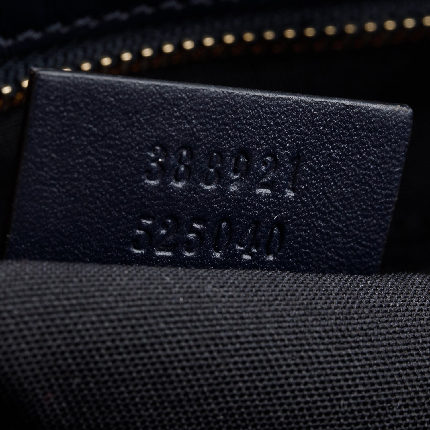 Gucci Navy GG Supreme Web Sherry Medium Shoulder Bag