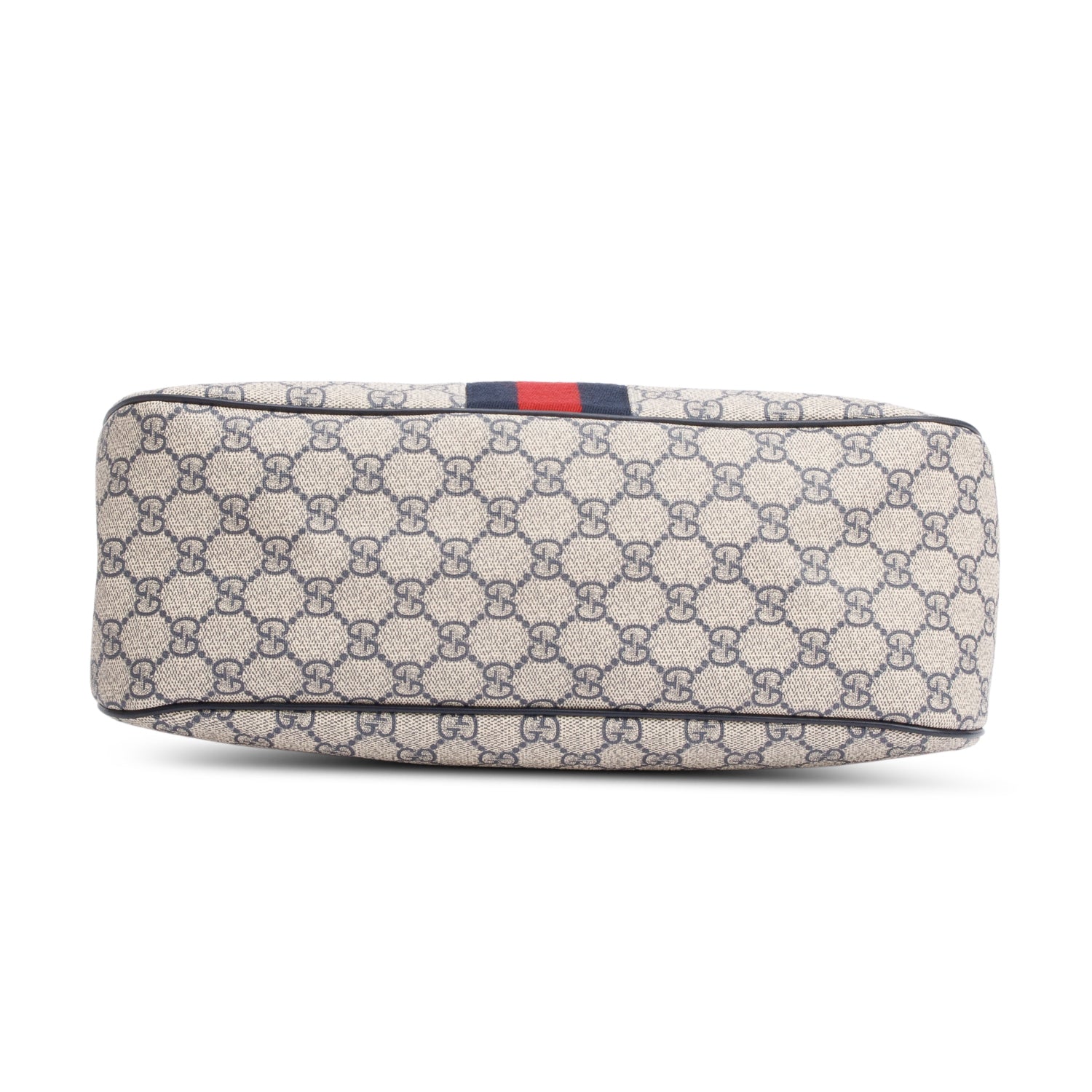 Gucci Navy GG Supreme Web Sherry Medium Shoulder Bag