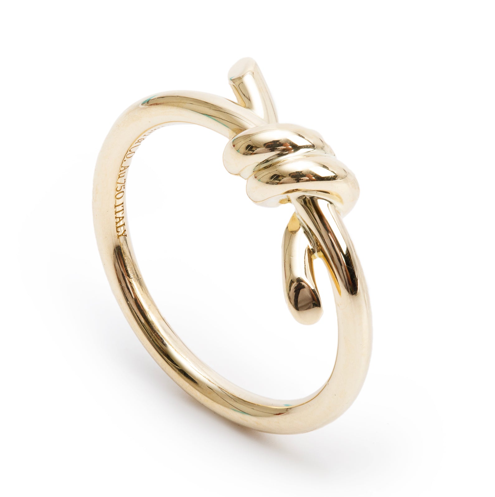 Tiffany & Co. 18k Yellow Gold Knot Ring, Size 4.5