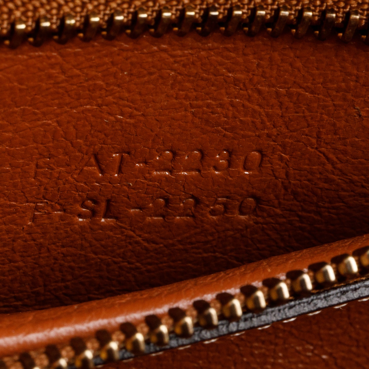 Celine 2020 Tan & Navy Bi-color Calfskin Leather Canvas Micro Luggage Tote