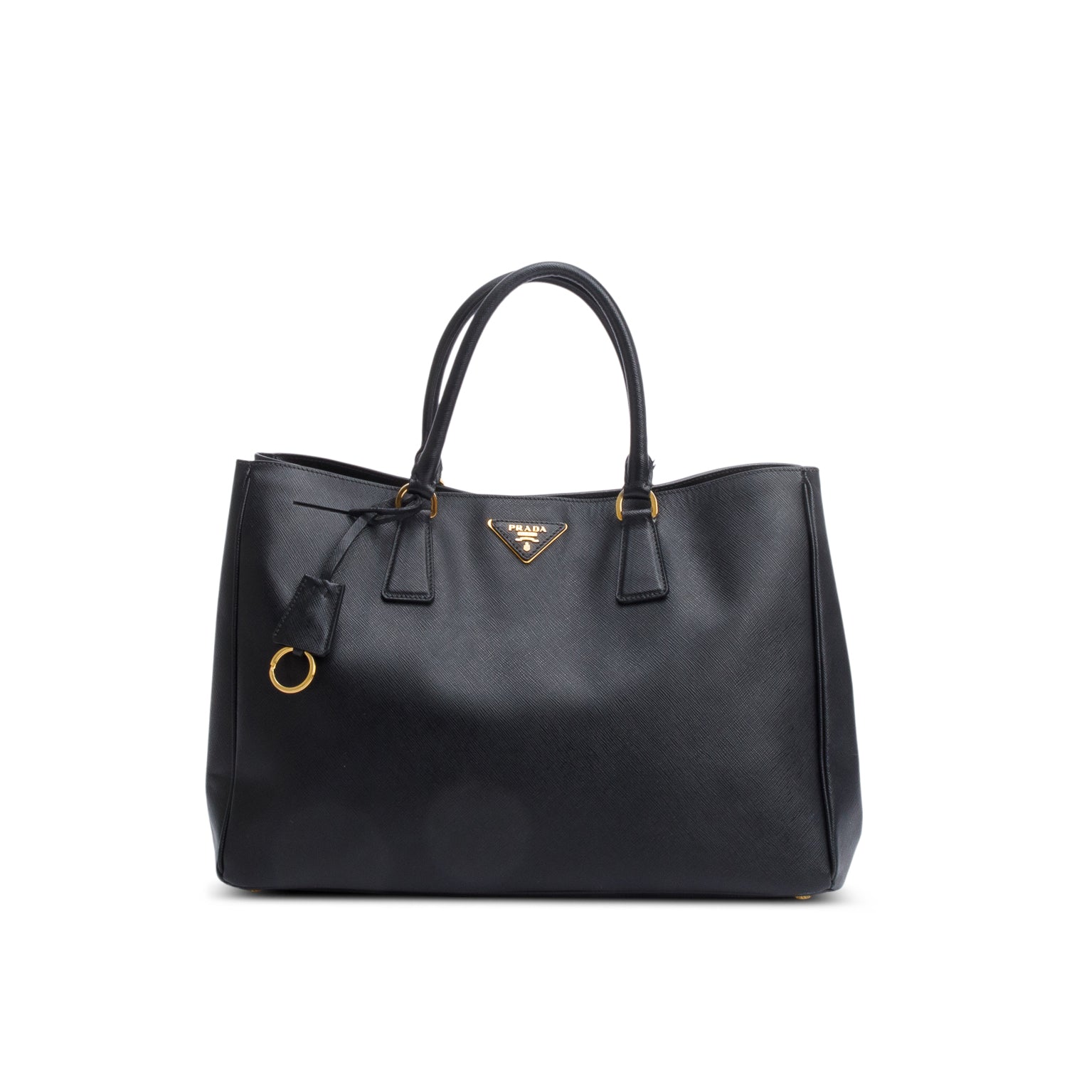 Prada Black Saffiano Lux Large Galleria Tote w/ Authenticity Card
