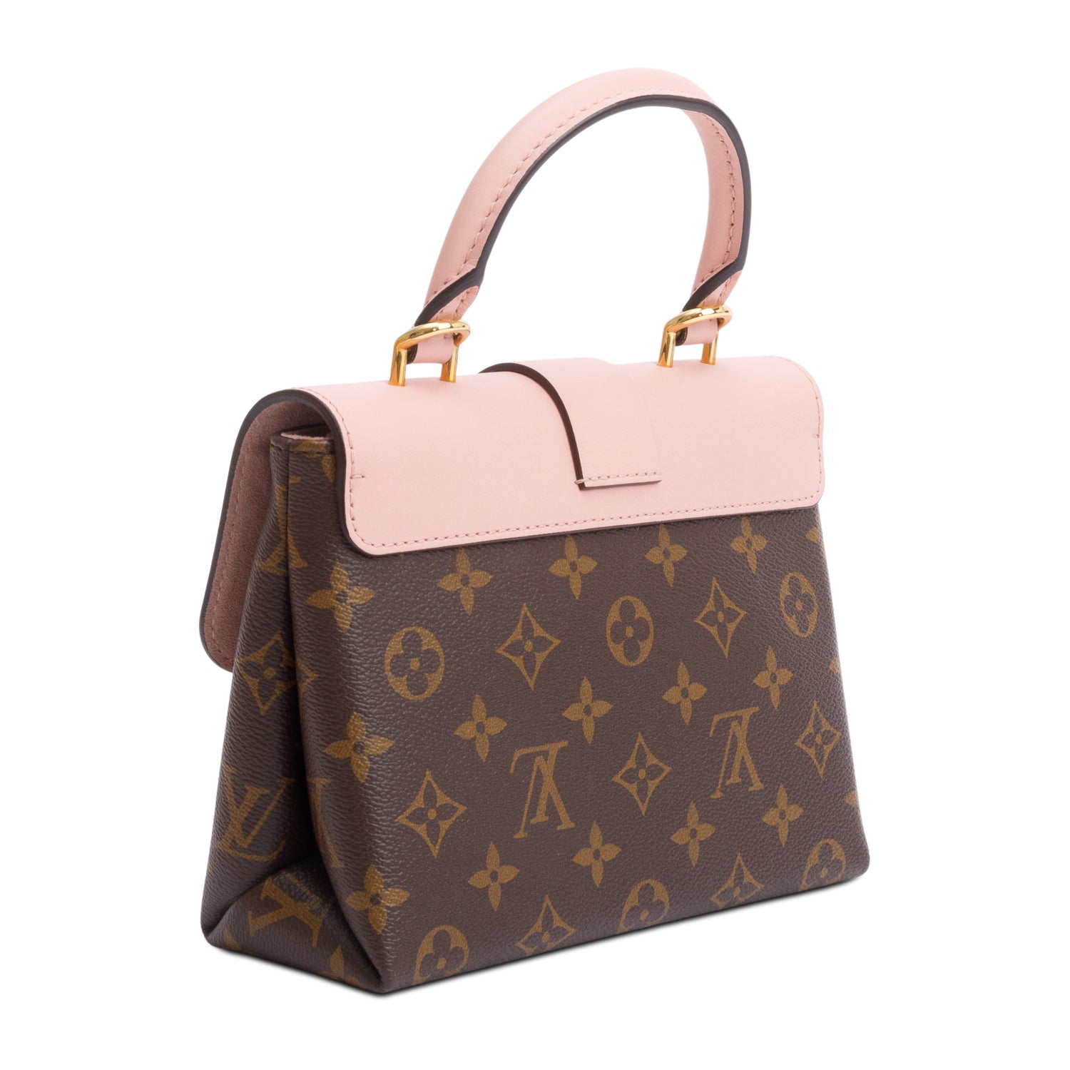 Louis Vuitton Monogram Pink Leather Locky BB w/ Strap, Box & Receipt