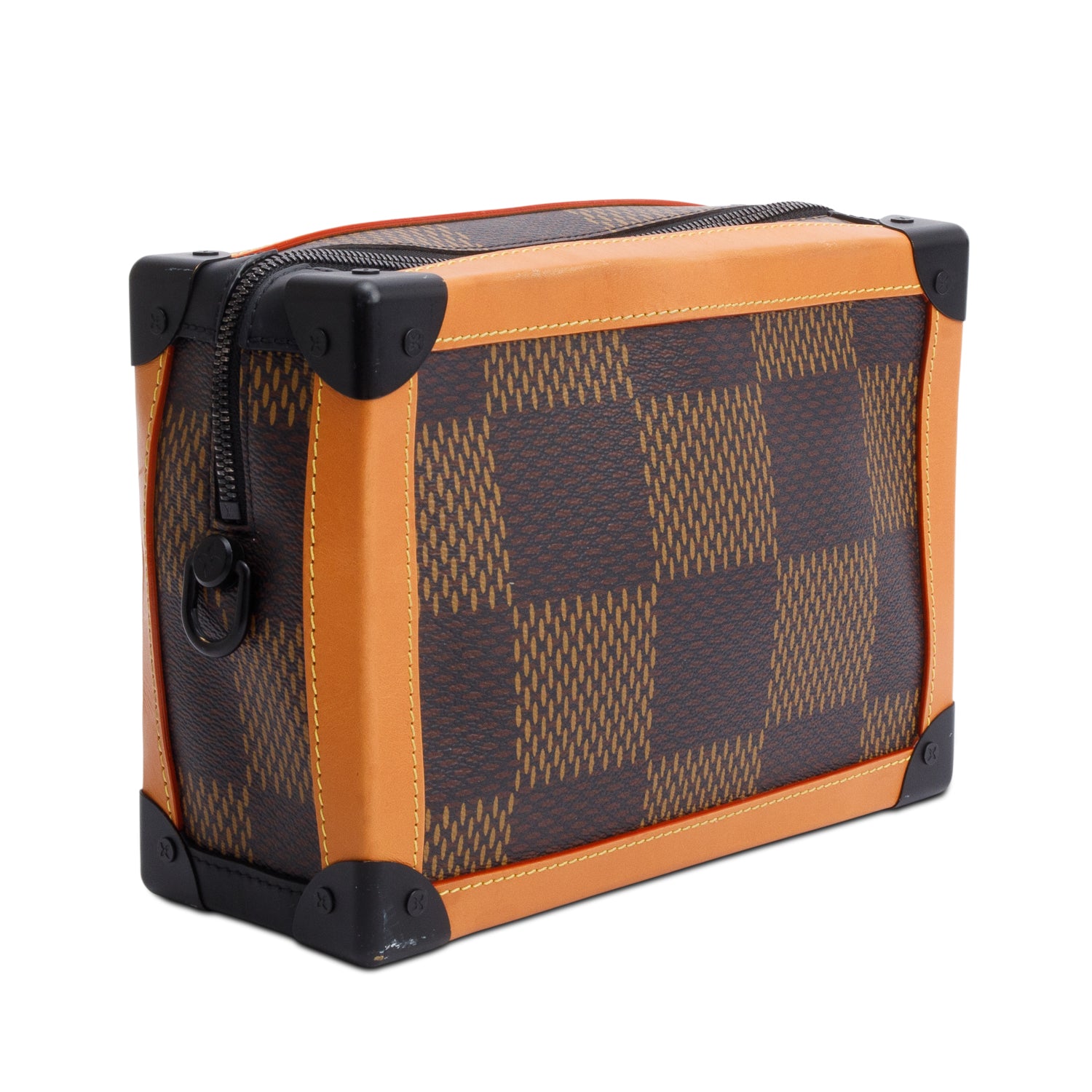 Louis Vuitton x Nigo 2020 Monogram Damier Ebene Giant Soft Trunk Bag