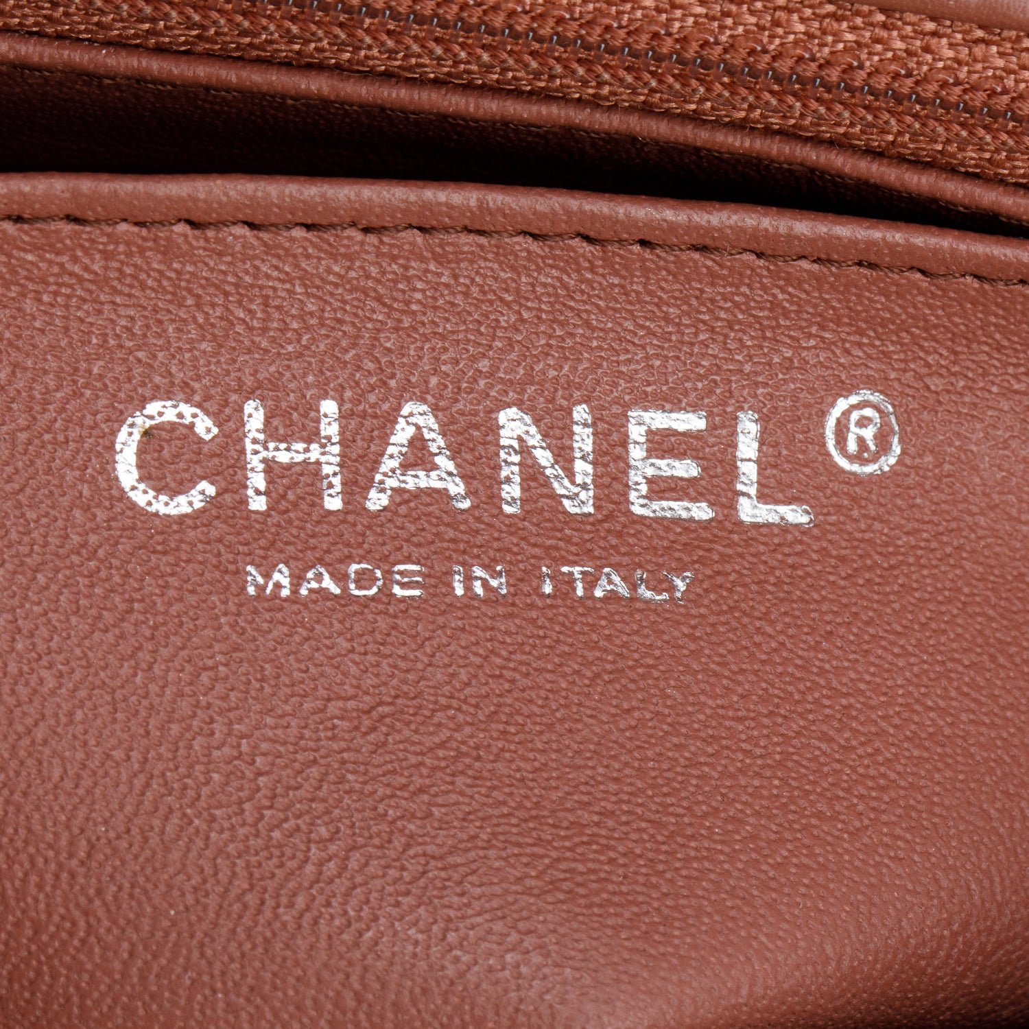 Chanel Brown Quilted Patent Leather Classic Mini Rectangular Flap Bag