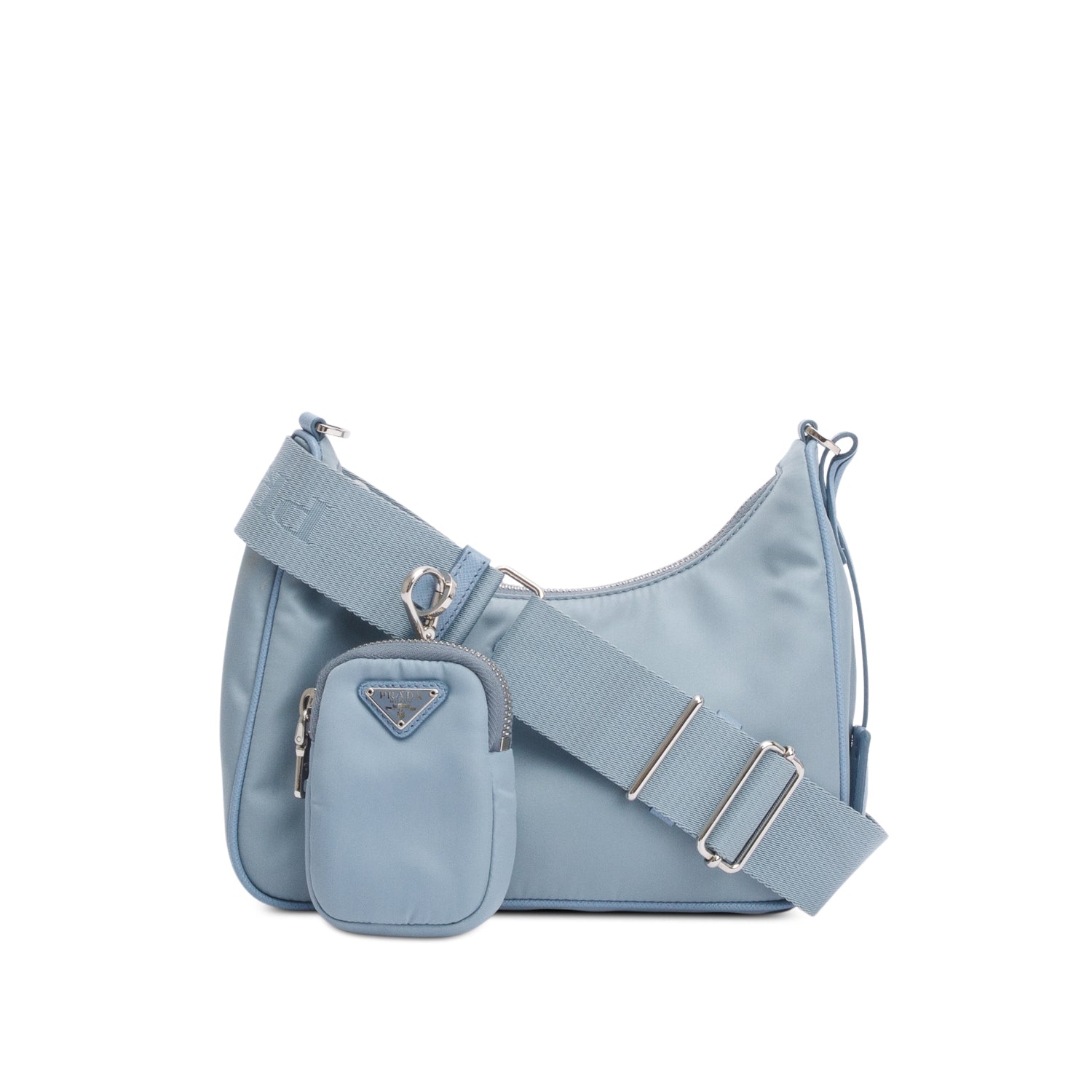 Prada Blue Re-Edition 2005 Re-Nylon Shoulder Bag