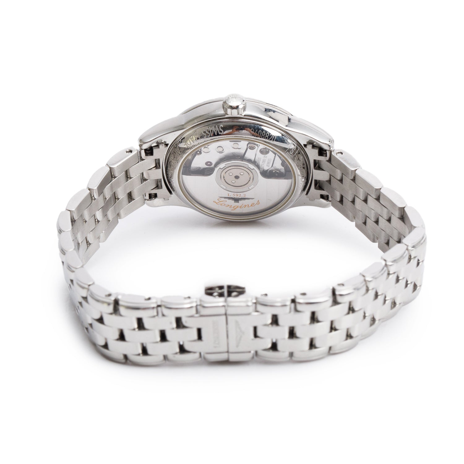 Longines Stainless Steel Flagship Classic 26 MM Automatic Watch White Dial w/ Box