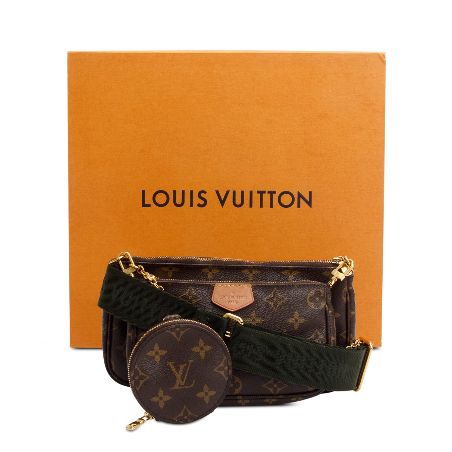 Louis Vuitton 2020 Monogram Khaki Multi-Pochette Accessoires w/ Box & Receipt