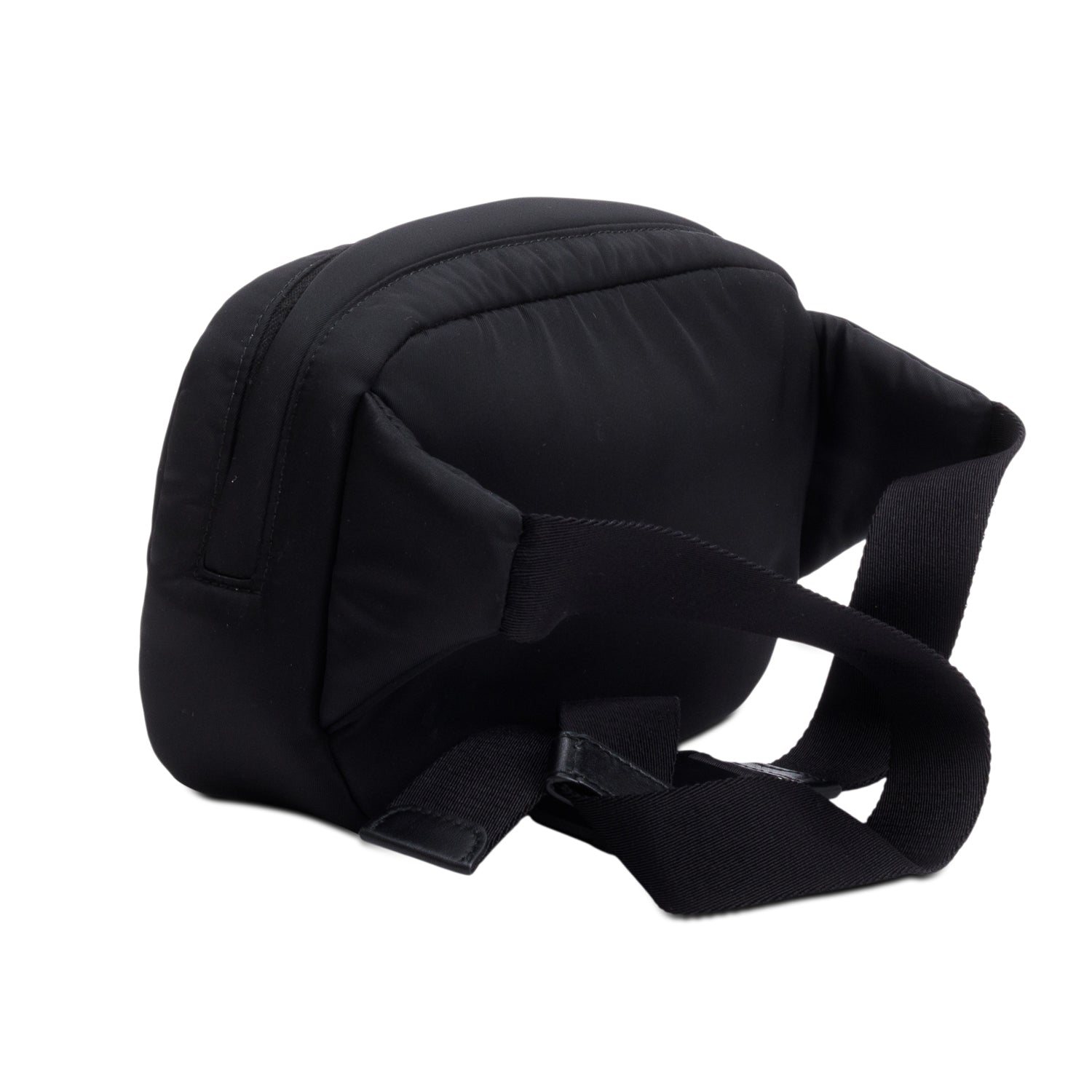 Prada Black Tessuto Nylon Soft Padded Belt Bag