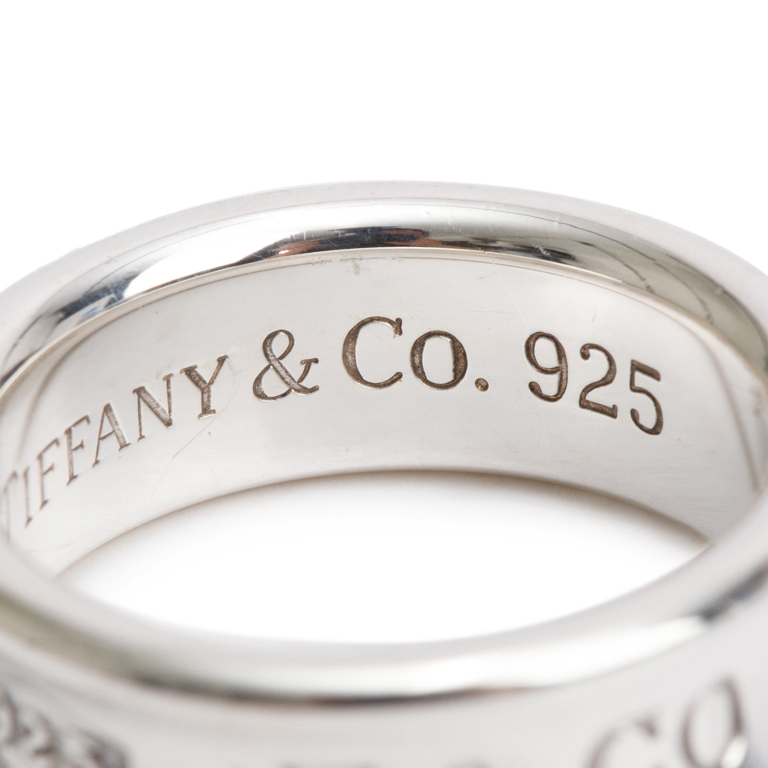 Tiffany & Co. Sterling Silver 1837 Ring, Size 6