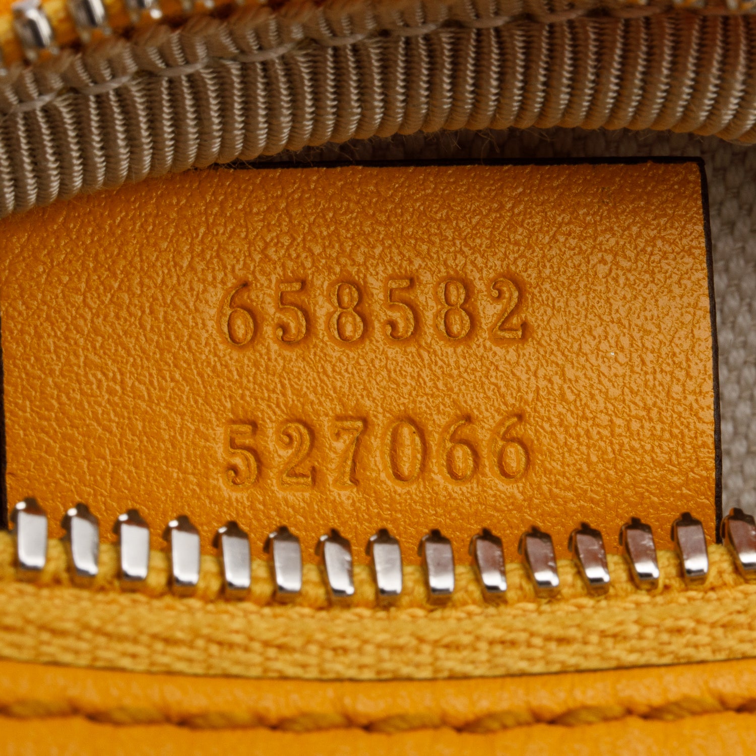 Gucci Yellow Leather Embossed Jumbo GG Small Belt Bag