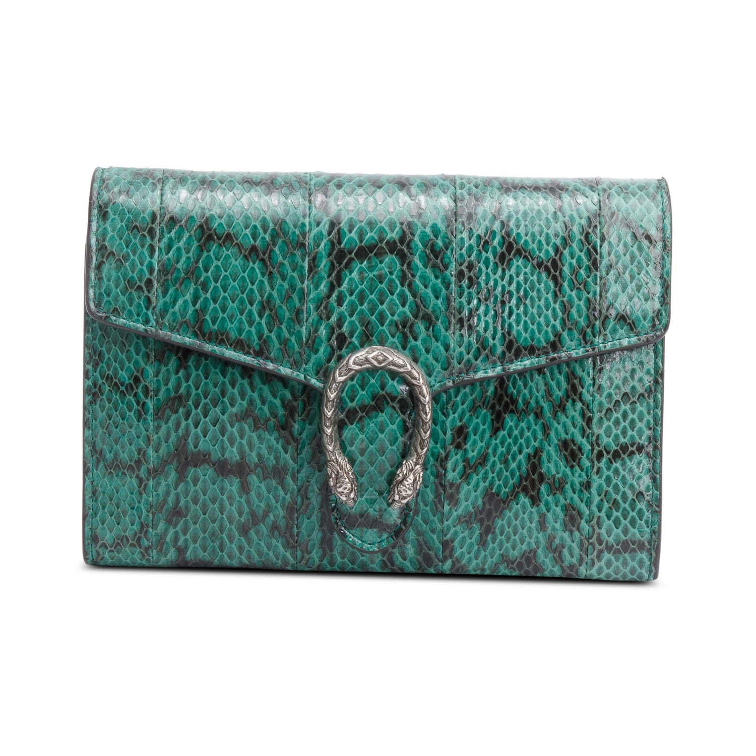 Gucci Green Python Dionysus Wallet on Chain