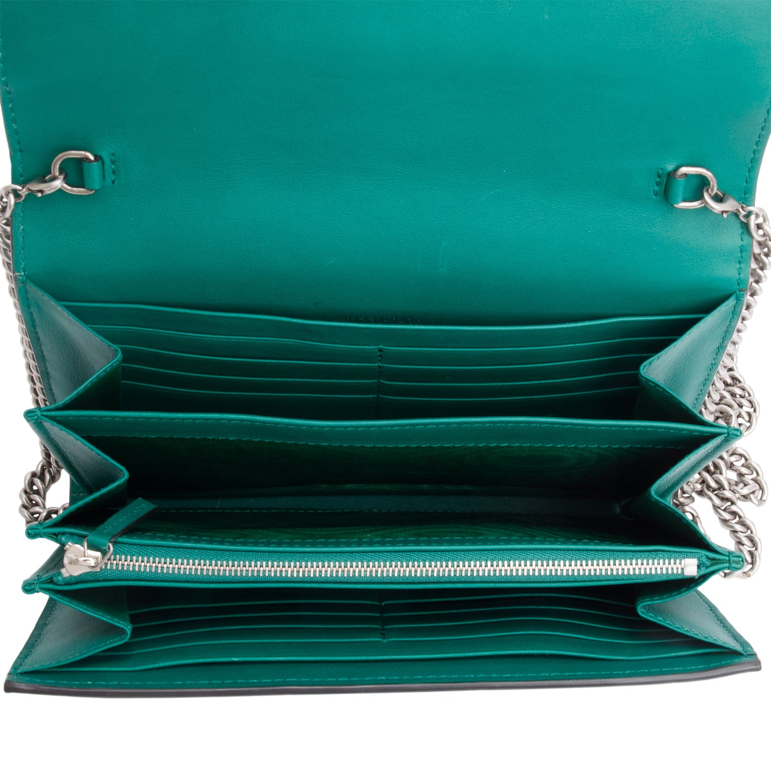 Gucci Green Python Dionysus Wallet on Chain