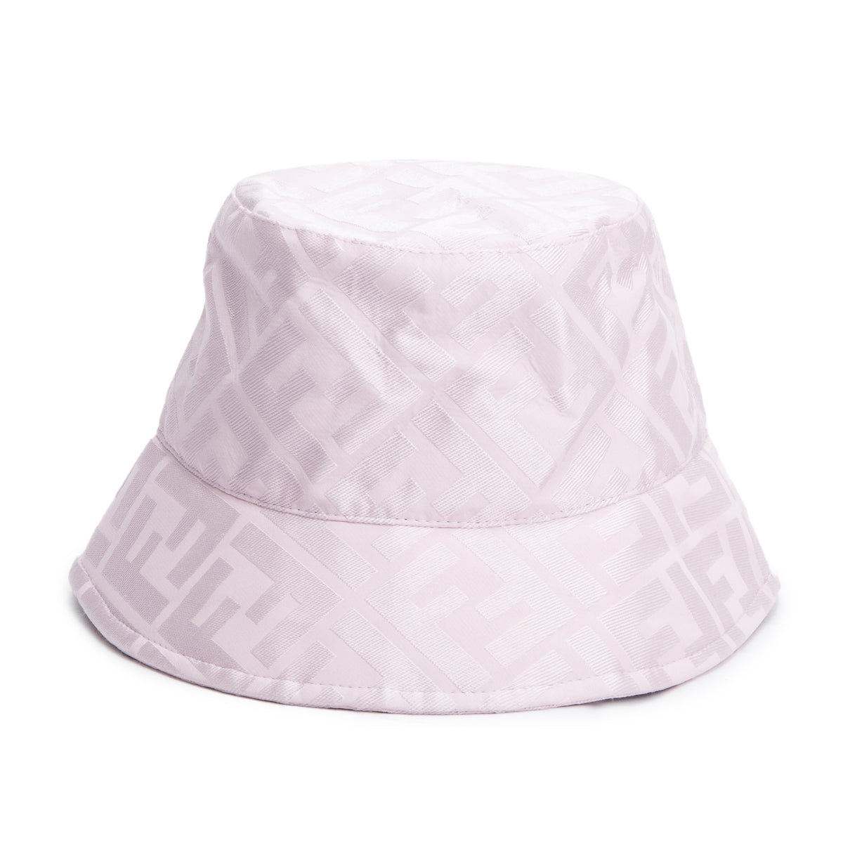 Fendi Pink Zucca FF Silk Bucket Hat, Size M 58 – OLIVER display picture 1