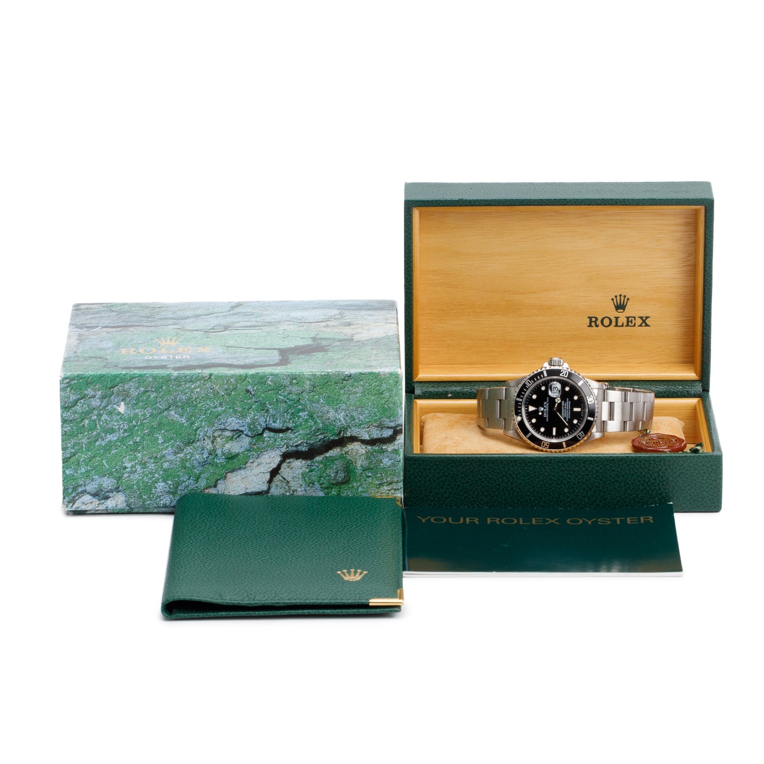 Rolex Stainless Steel Submariner Date 40 MM Watch Black Dial 16610 w/ Box & Papers