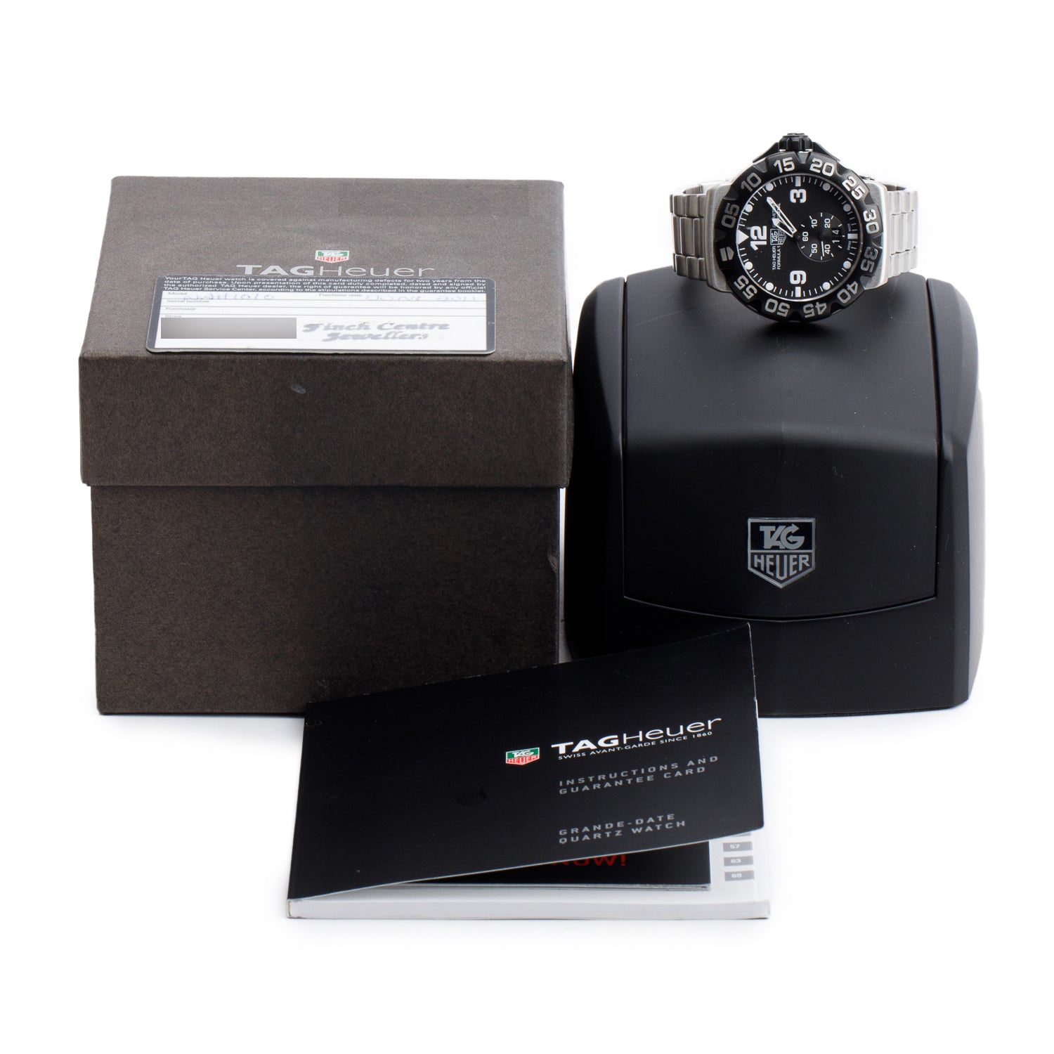 Tag Heuer Stainless Steel Formula 1 44 MM Quartz Watch WAH1010 w/ Box & Papers