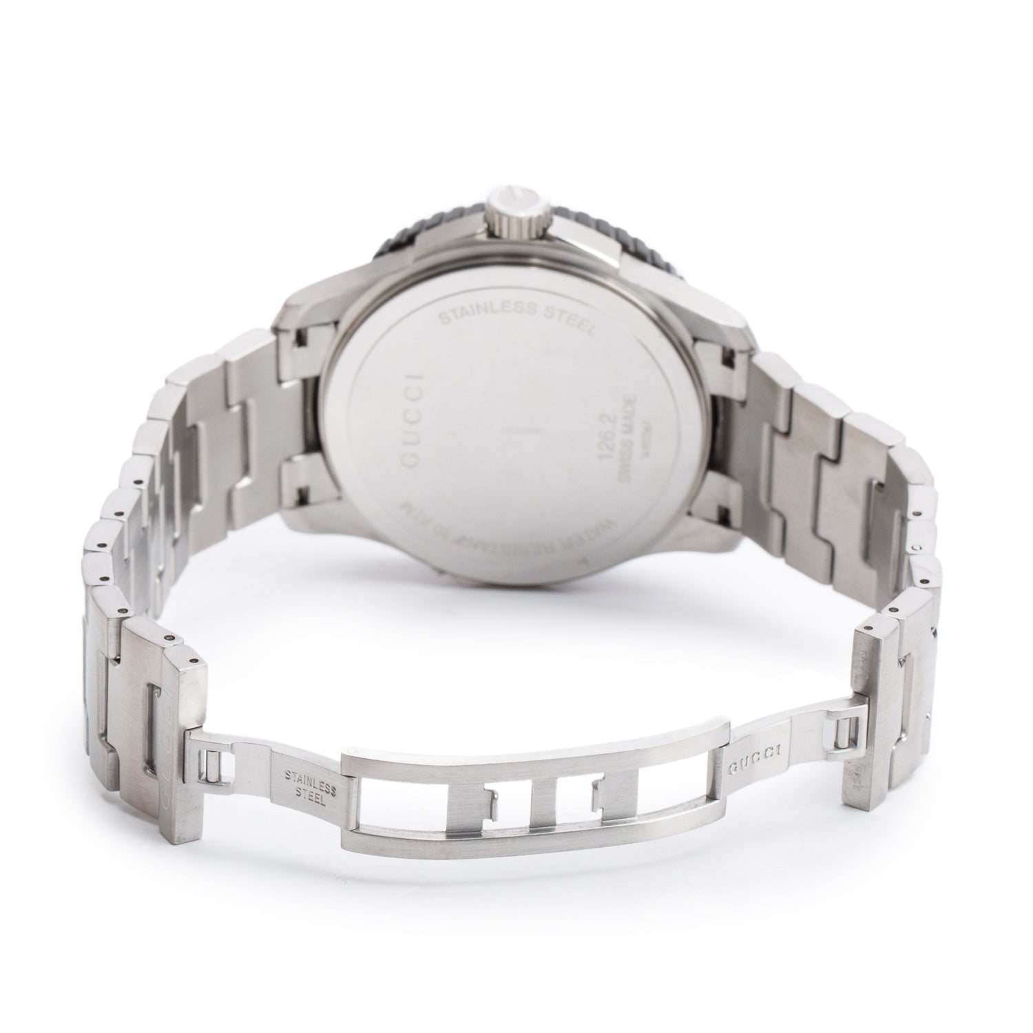 Gucci Stainless Steel G-Timeless Sport 44 MM Quartz Watch w/ Box & Papers YA126249