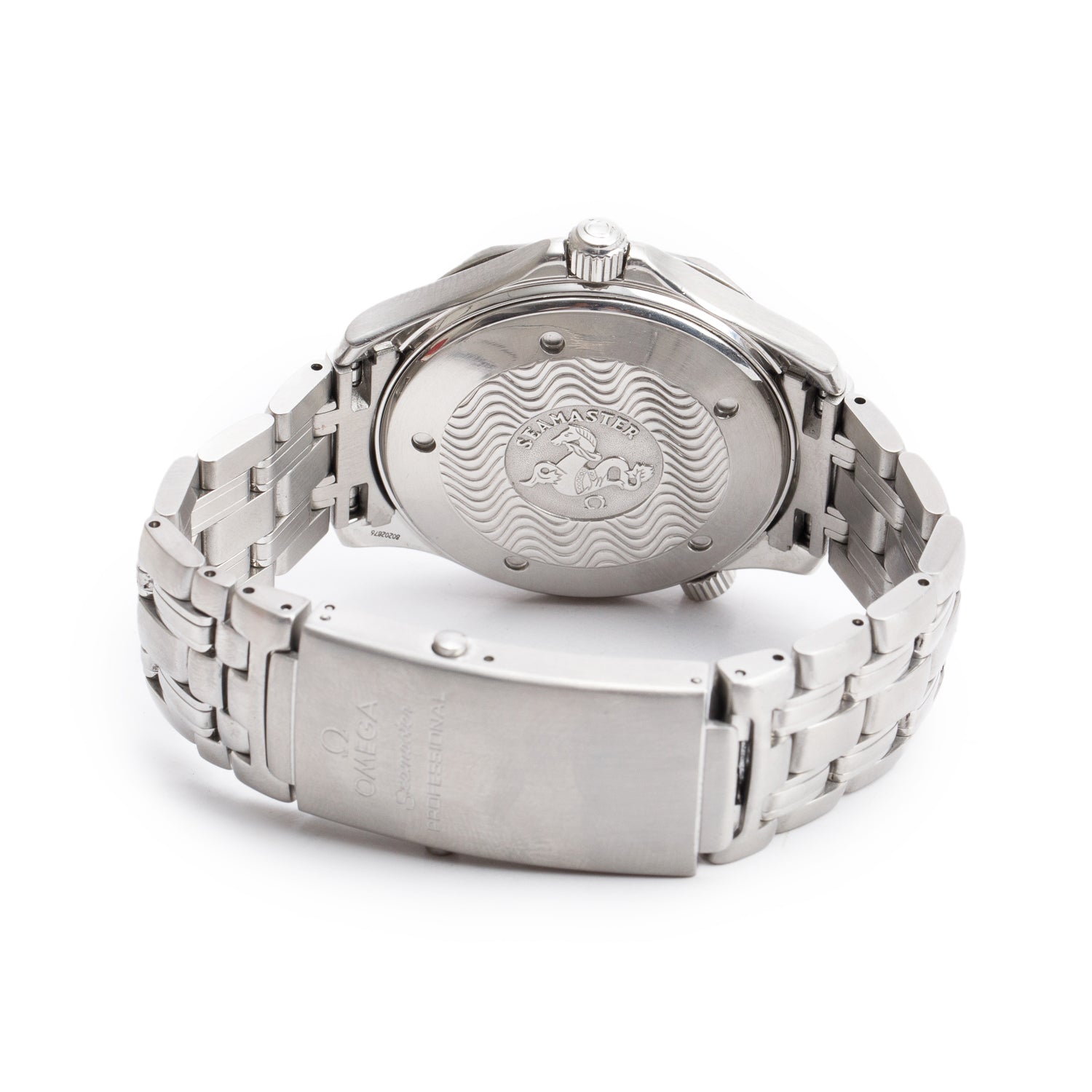 Omega Stainless Steel Seamaster Diver 300M Professional Chronometer 41 MM Automatic Watch w/ Box & Service Paper