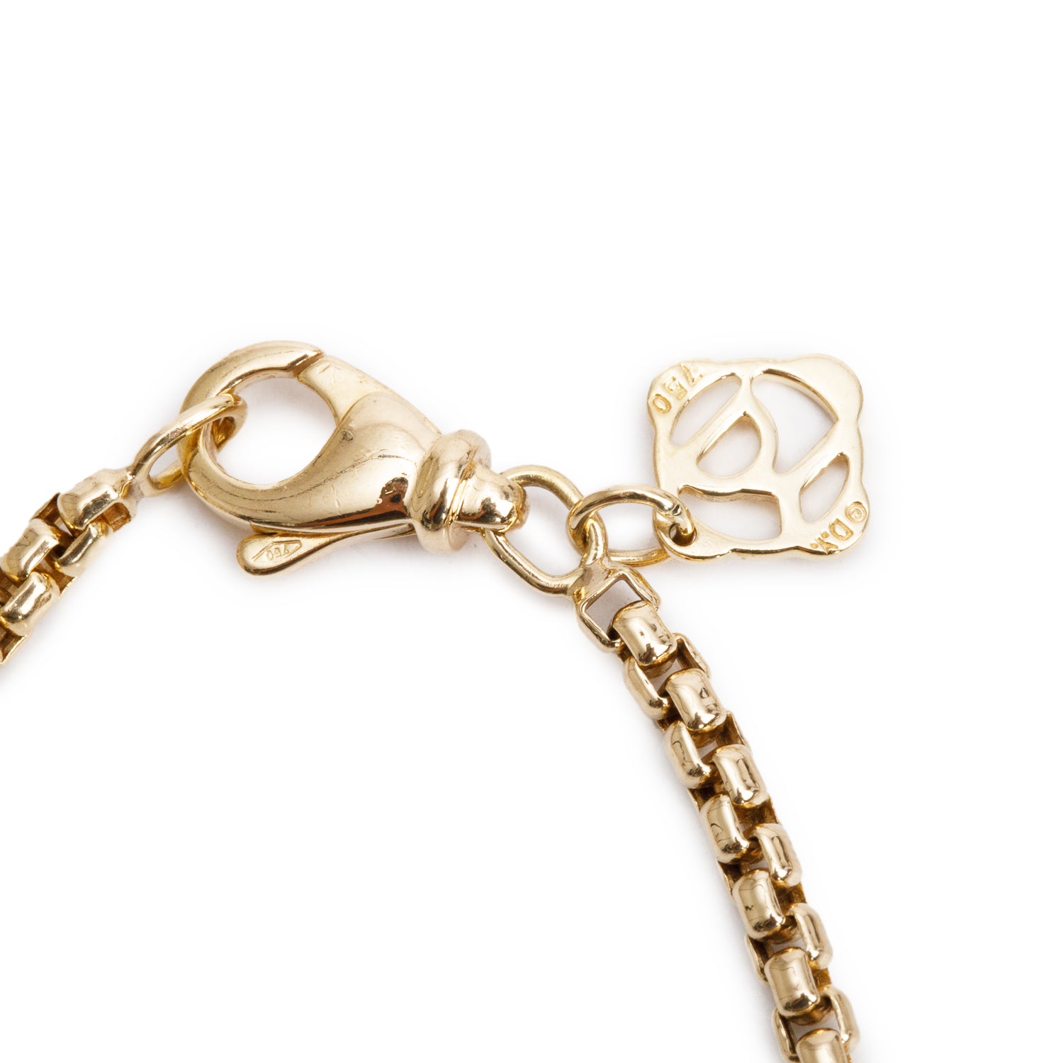 David Yurman 18k Yellow Gold 2.6 MM Box Chain Necklace, 18"