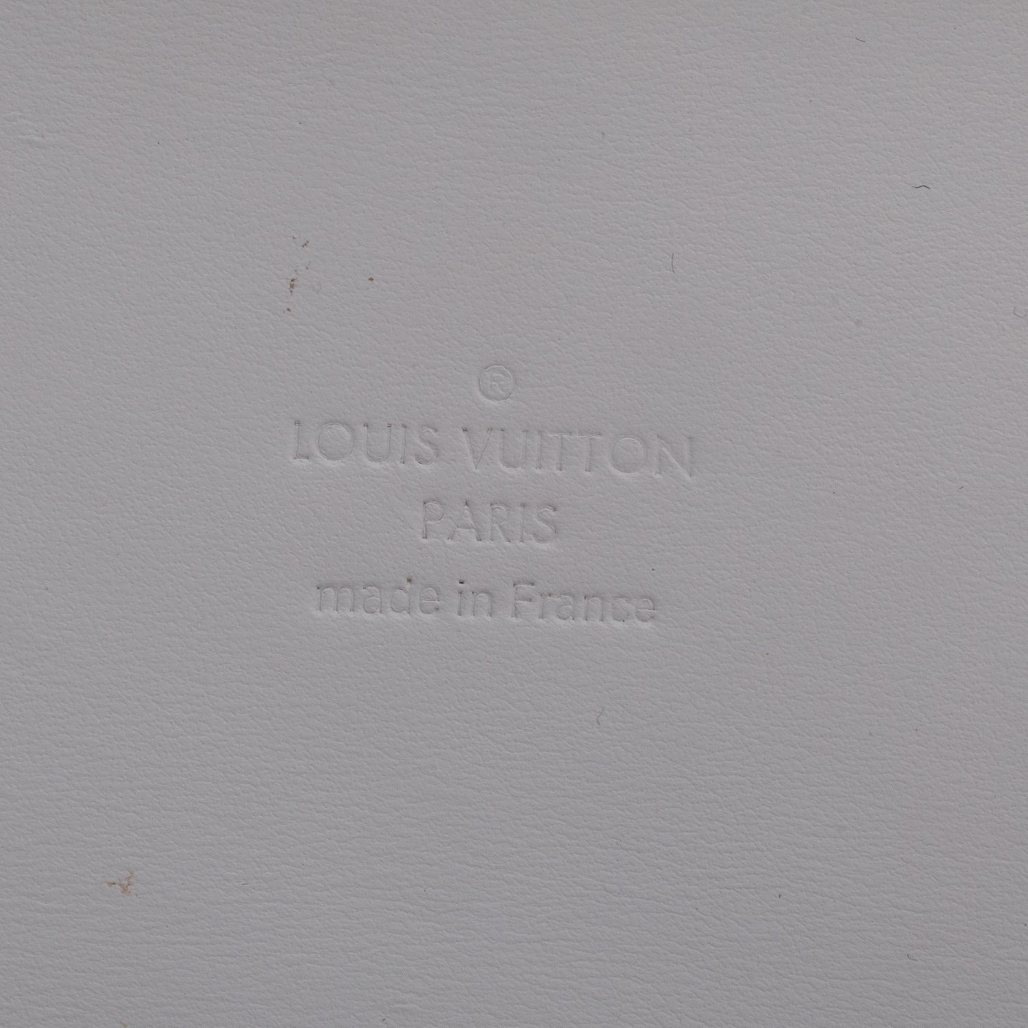 Louis Vuitton Transparent Epi White Leather Soft Trunk Bag