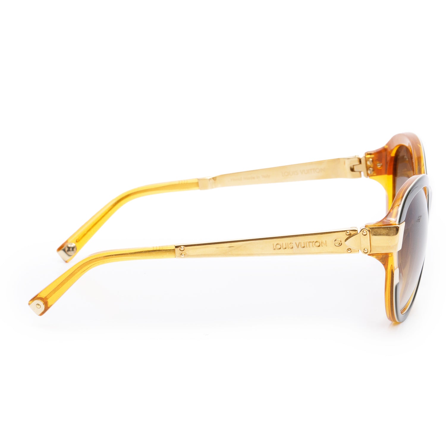 Louis Vuitton Z0488W Brown/Black Acetate Petit Soupcon Cat-Eye Sunglasses w/ Case