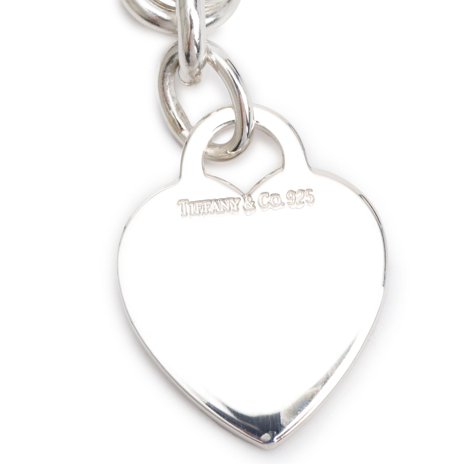 Tiffany & Co. Sterling Silver Heart Tag Necklace
