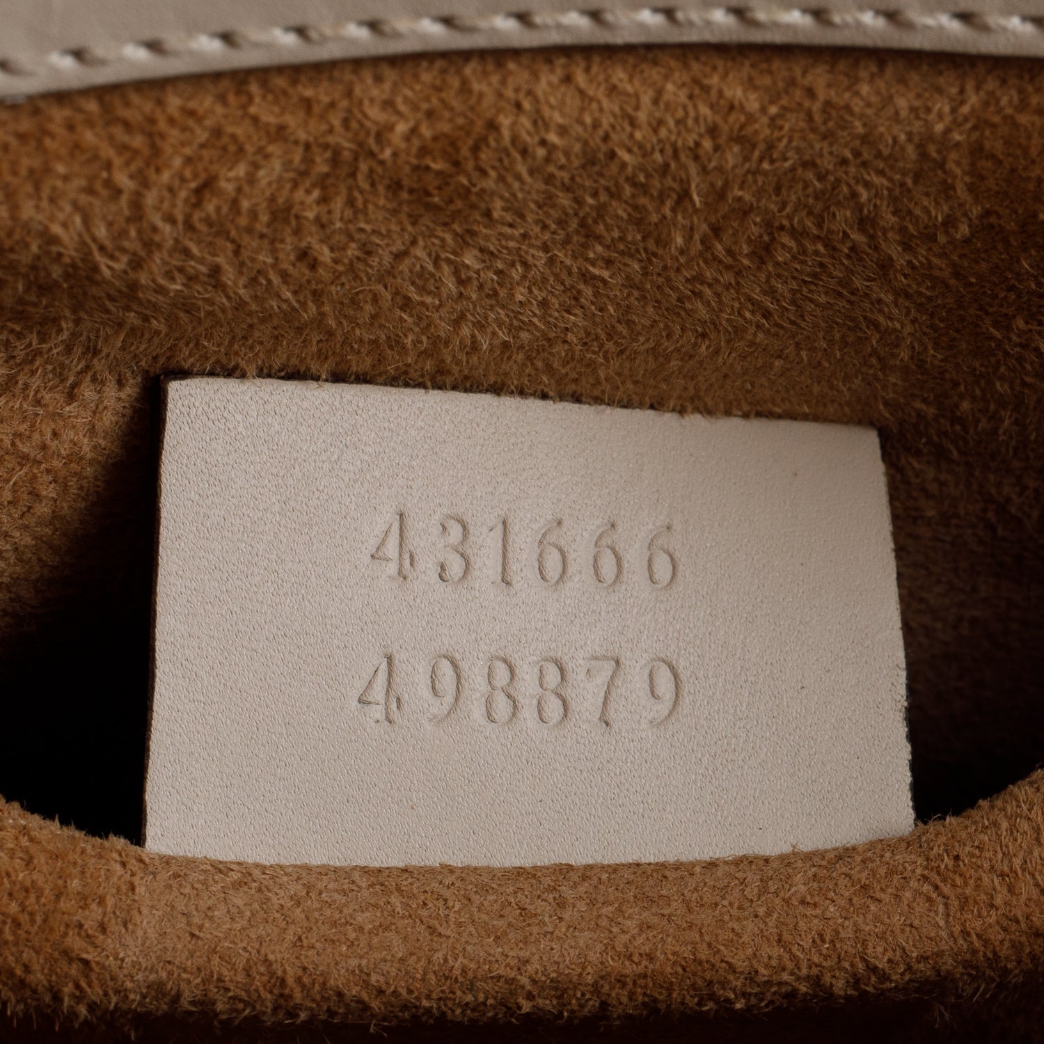 Gucci White Calfskin Leather Web Mini Sylvie Chain Shoulder Bag