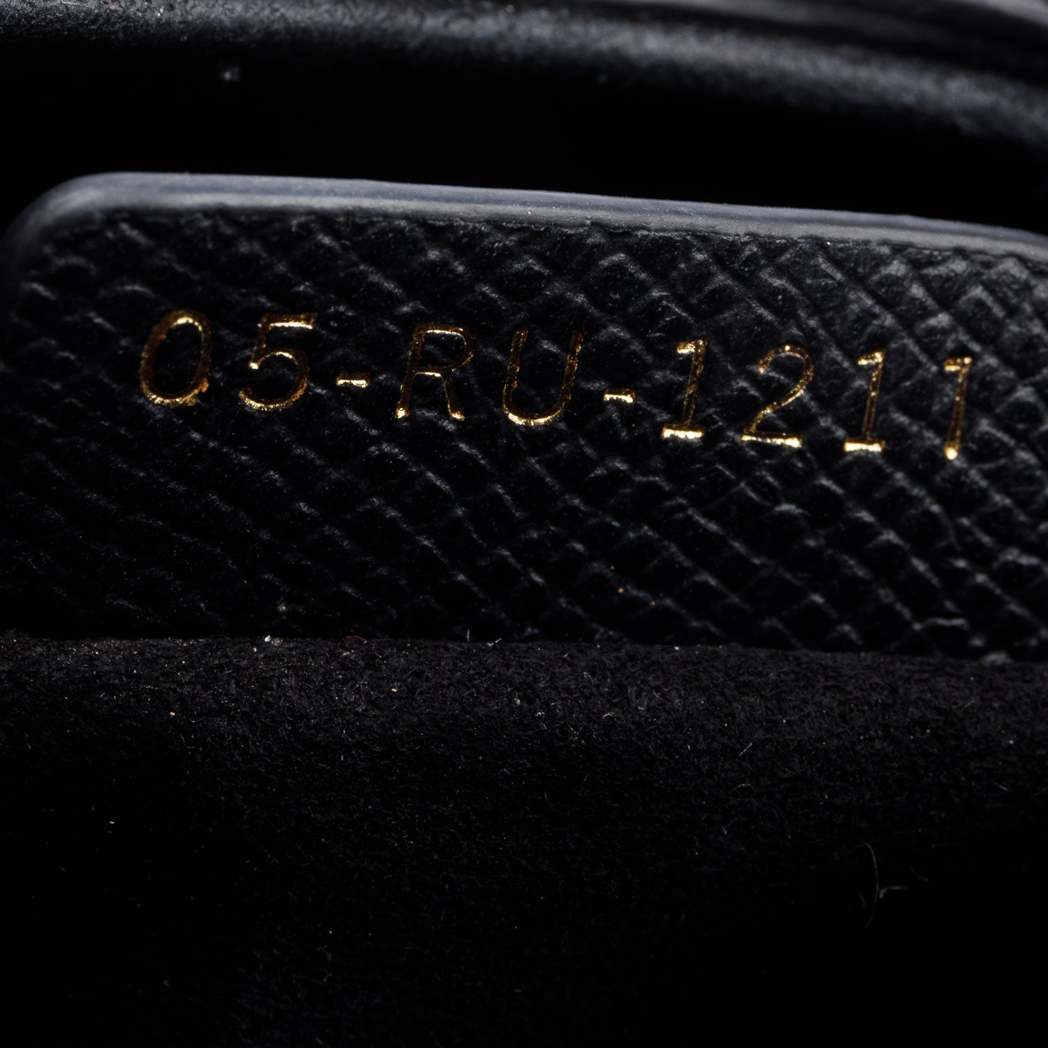 Christian Dior Black Grained Calfskin Leather Mini Saddle Bag