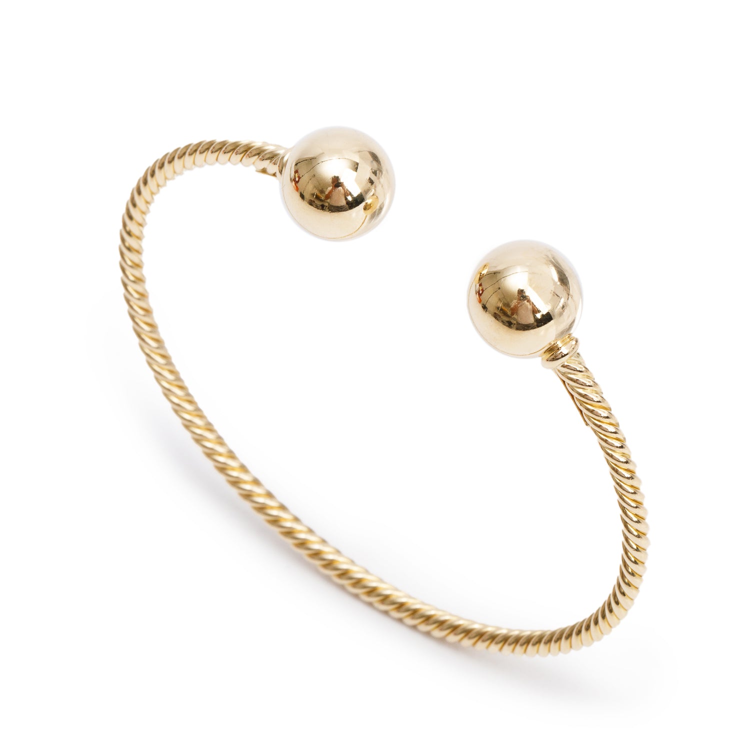 David Yurman 18k Yellow Gold Solari Cablespira 2.6 MM Bracelet w/ Box