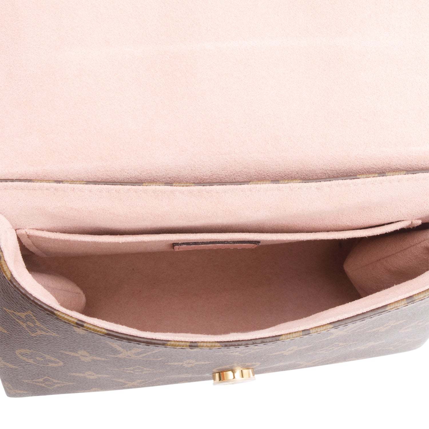 Louis Vuitton Monogram Pink Leather Locky BB w/ Strap & Box