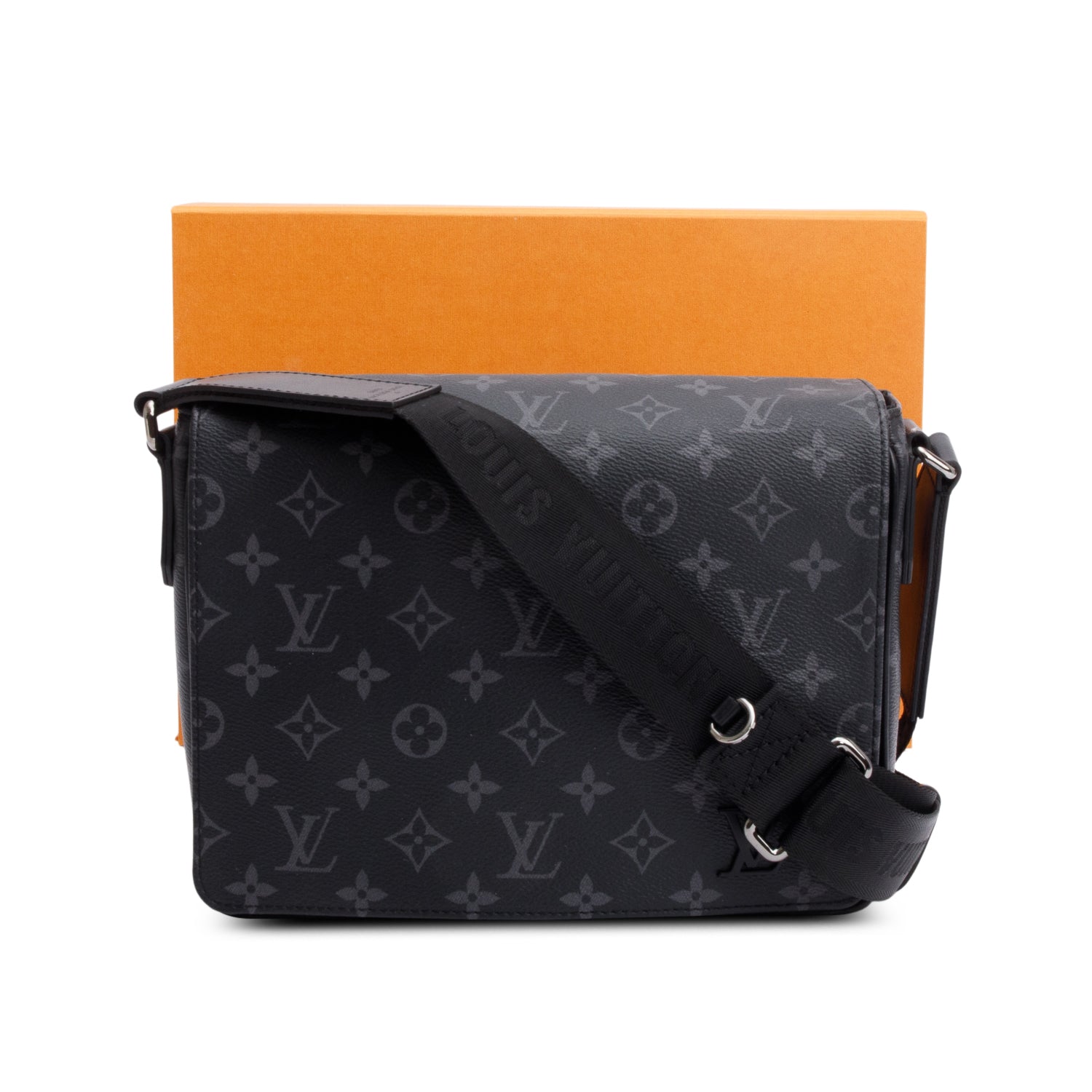 Louis Vuitton 2023 Monogram Eclipse District PM Bag w/ Box & Receipt