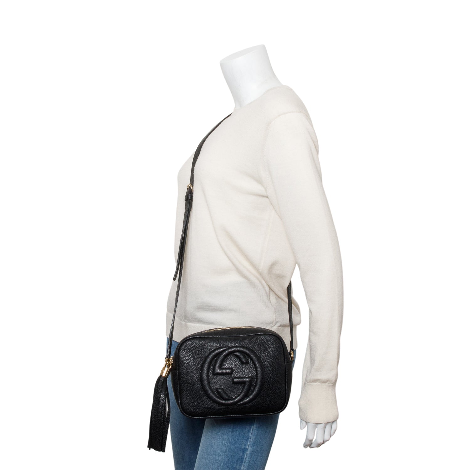 Gucci Black Soho Disco Crossbody Bag