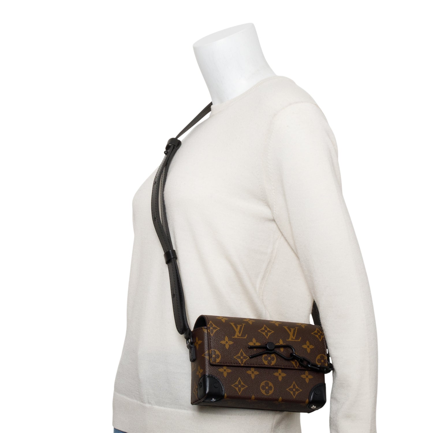 Louis Vuitton Monogram Macassar Steamer Wearable Crossbody