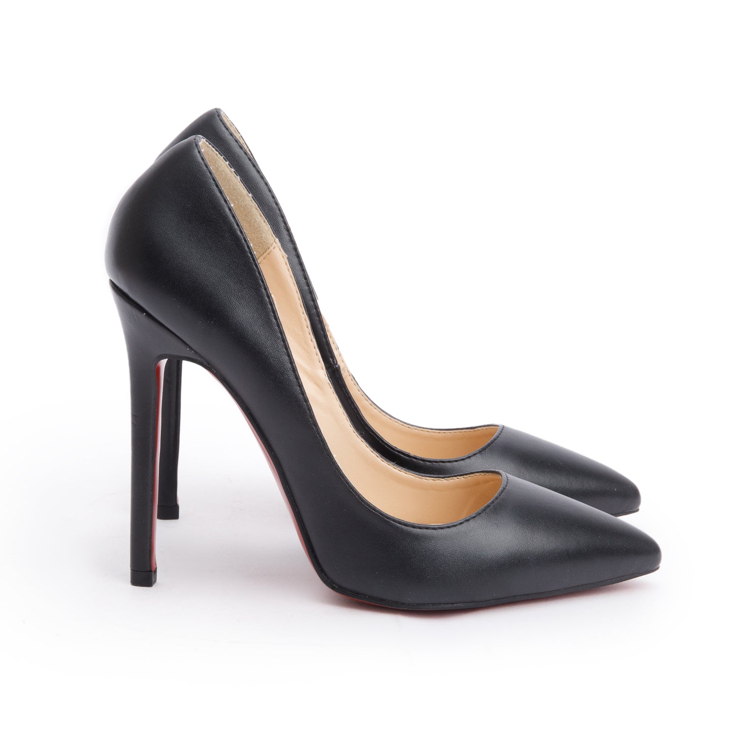 Christian Louboutin Black Leather So Kate 120 Pumps, Size 38