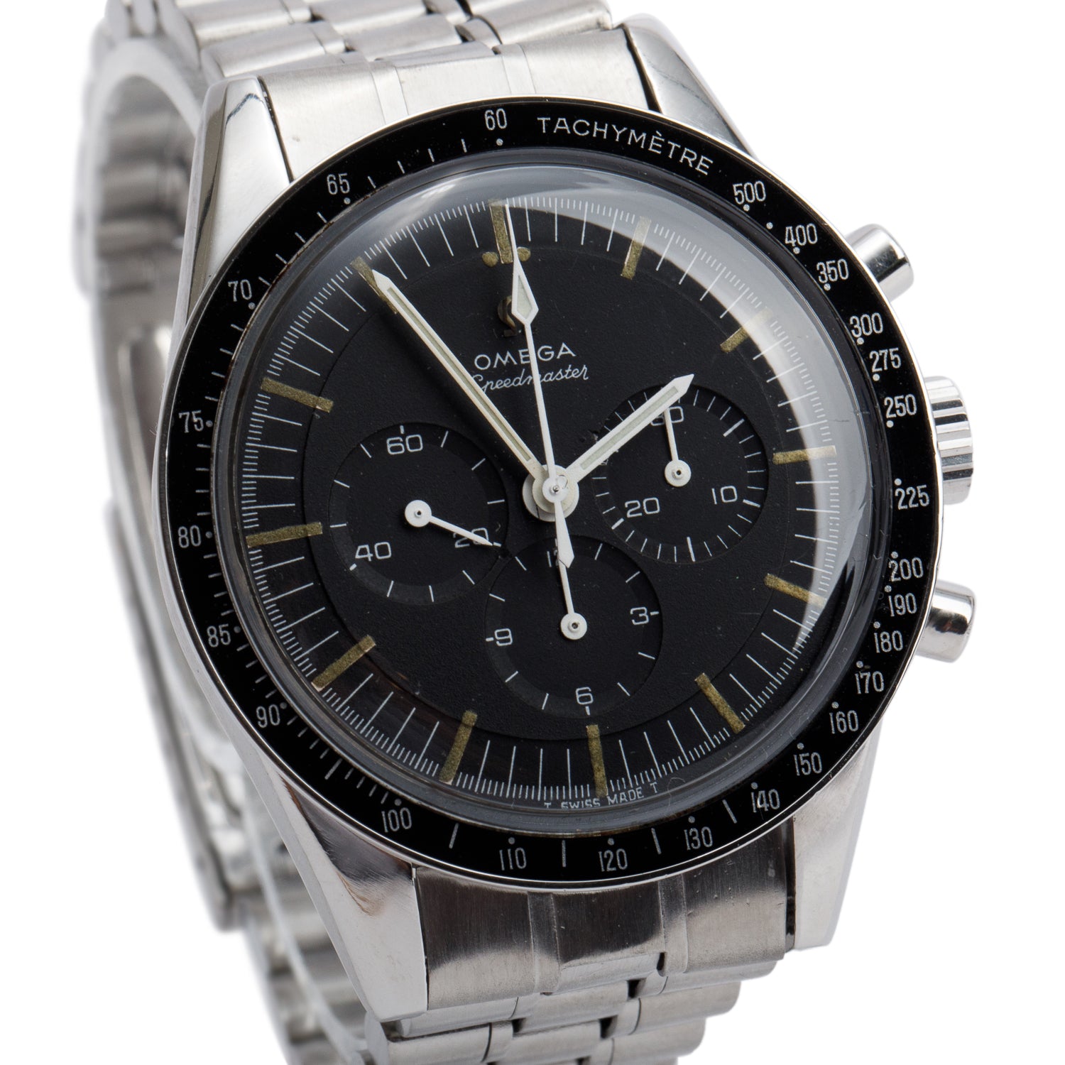 Omega Stainless Steel Speedmaster Professional "Ed White" 39 MM Chronograph Manual MoonWatch w/ Service Papers