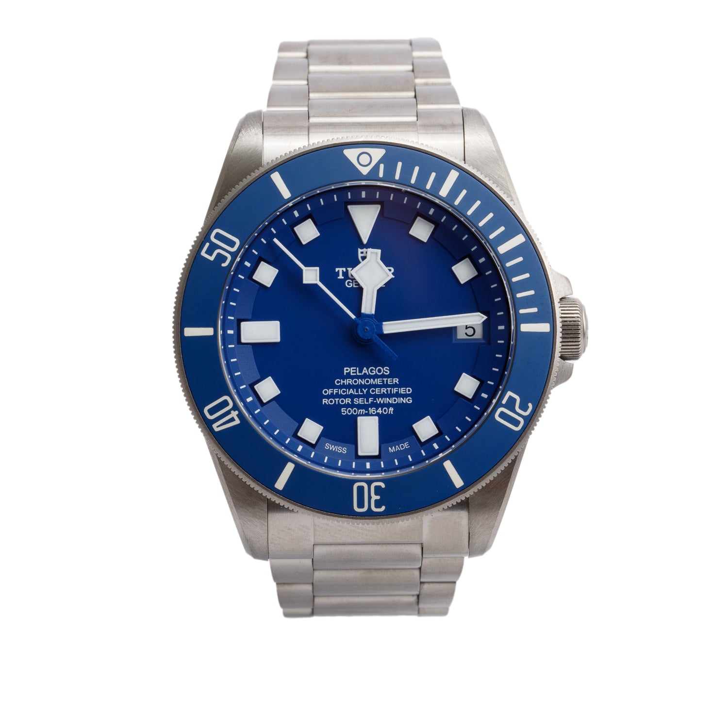 Tudor 2023 Titanium Blue Dial Pelagos 42 MM Automatic Watch 25600TB w/ Box, Papers & Extra Straps