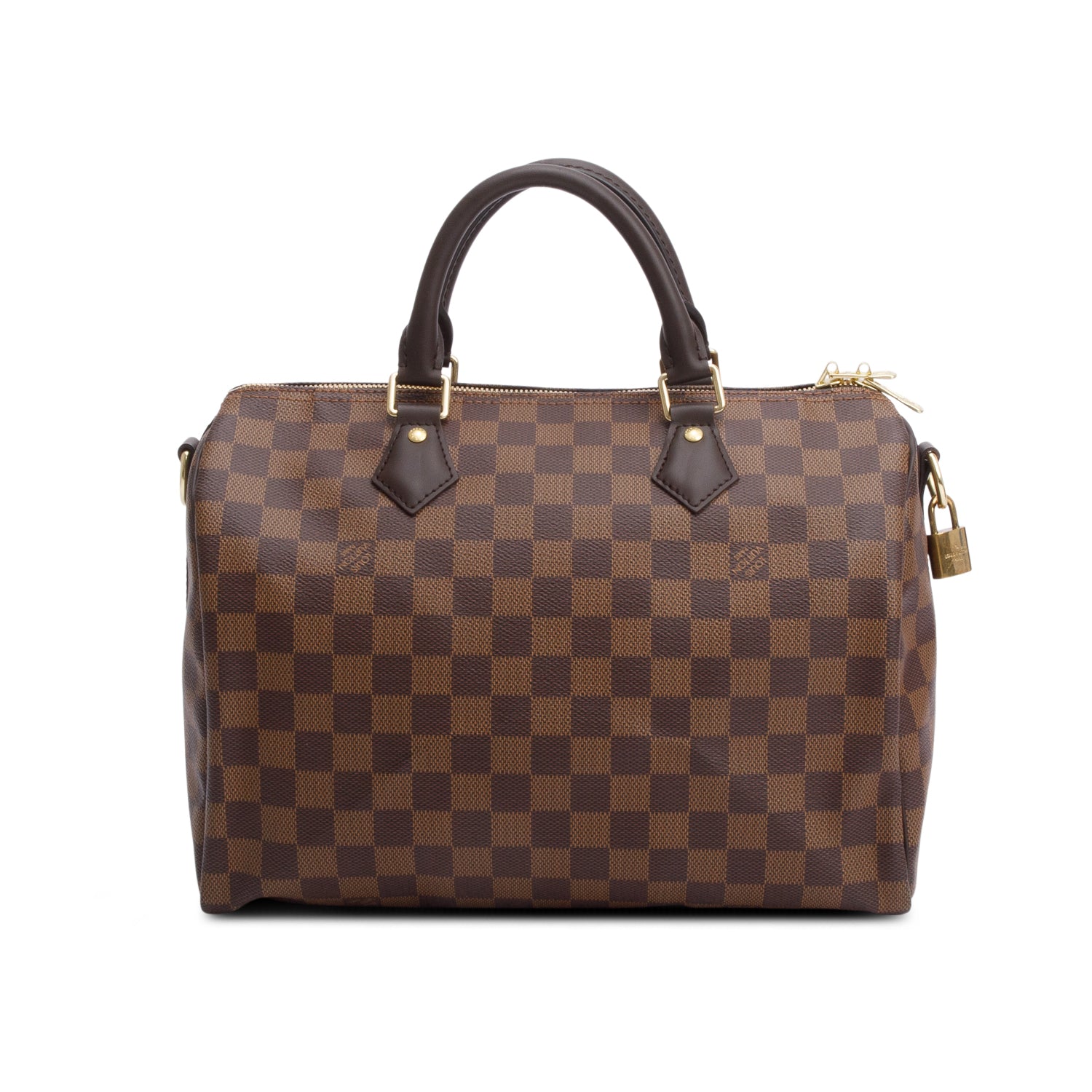 Louis Vuitton Damier Ebene Speedy Bandouliere 30 w/ Strap
