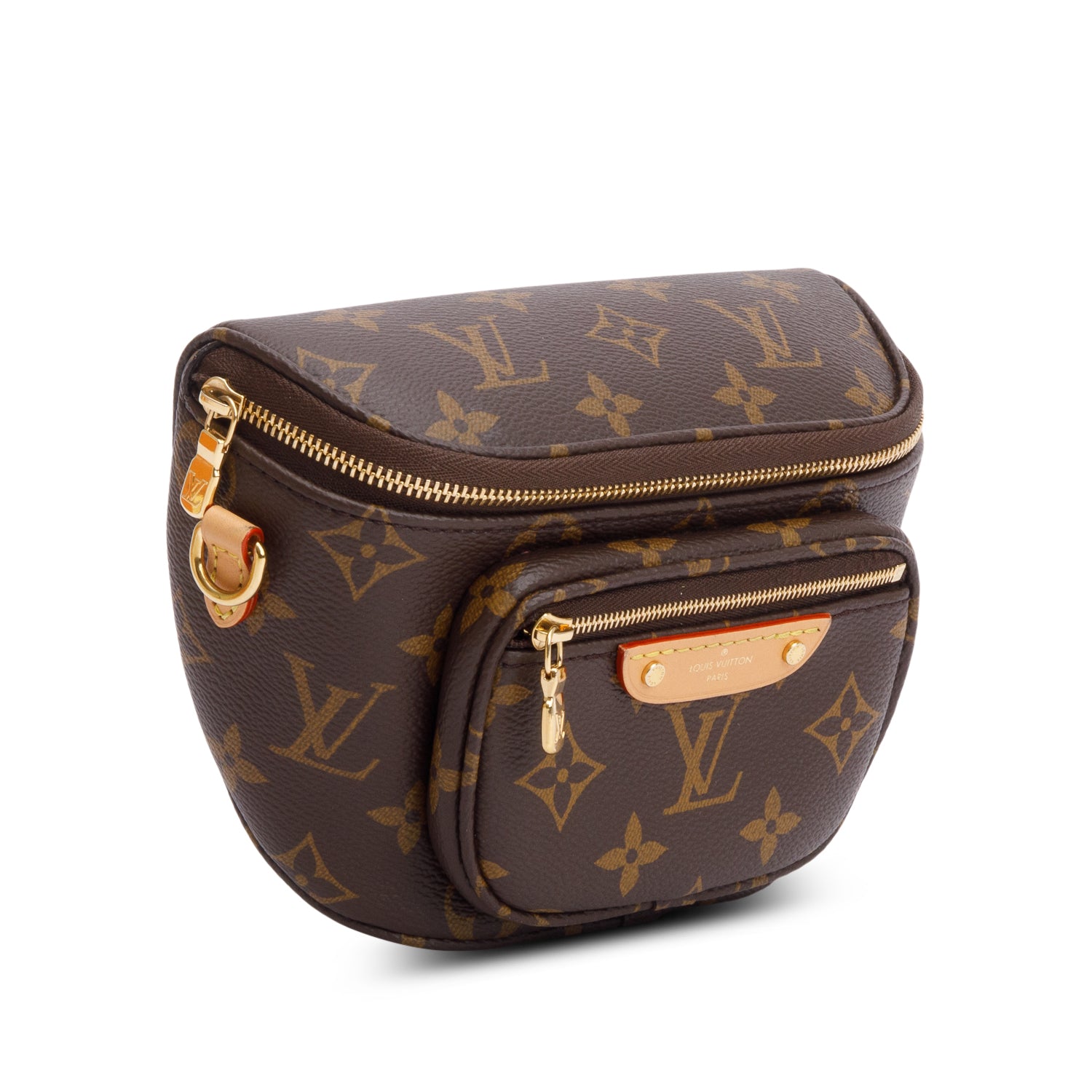 Louis Vuitton Monogram Mini Bumbag w/ Straps & Box